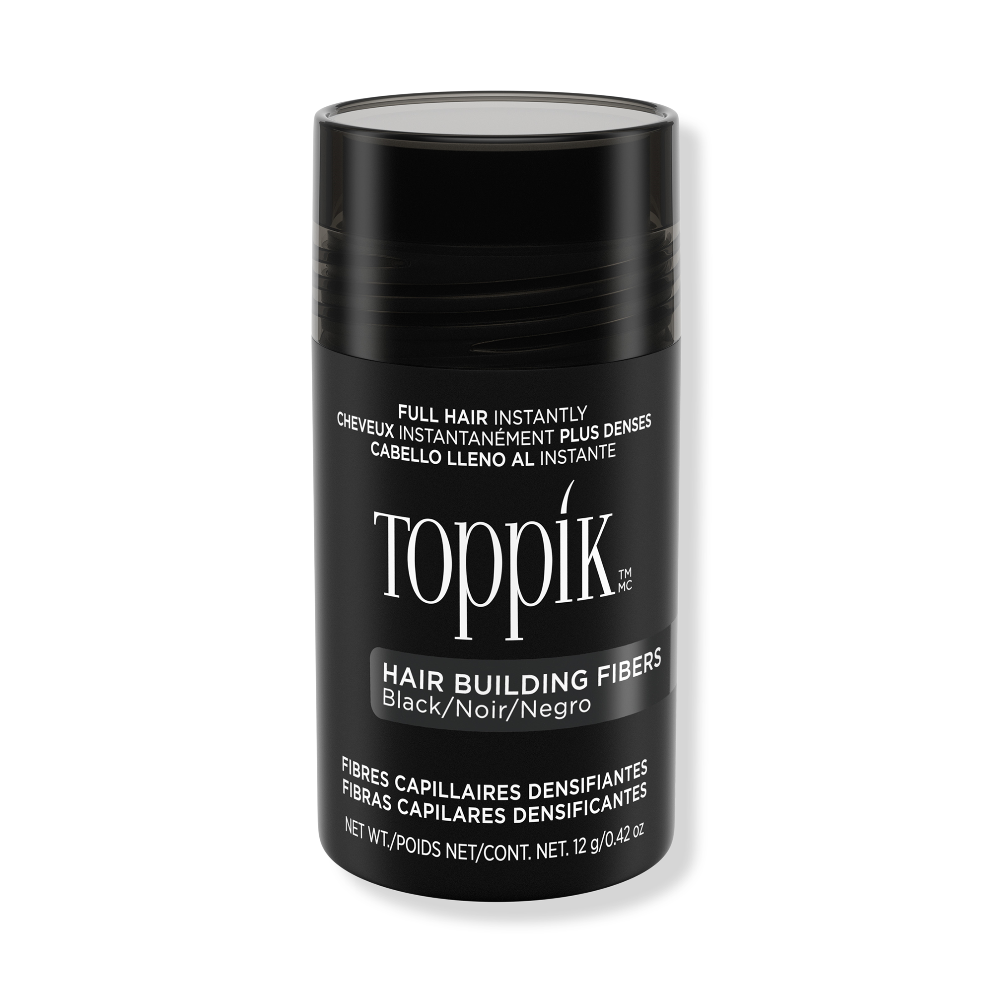 Toppik Hair Building Fibers Black - Planet Beauty Toppik Hair Building Fibers Black - Planet Beauty