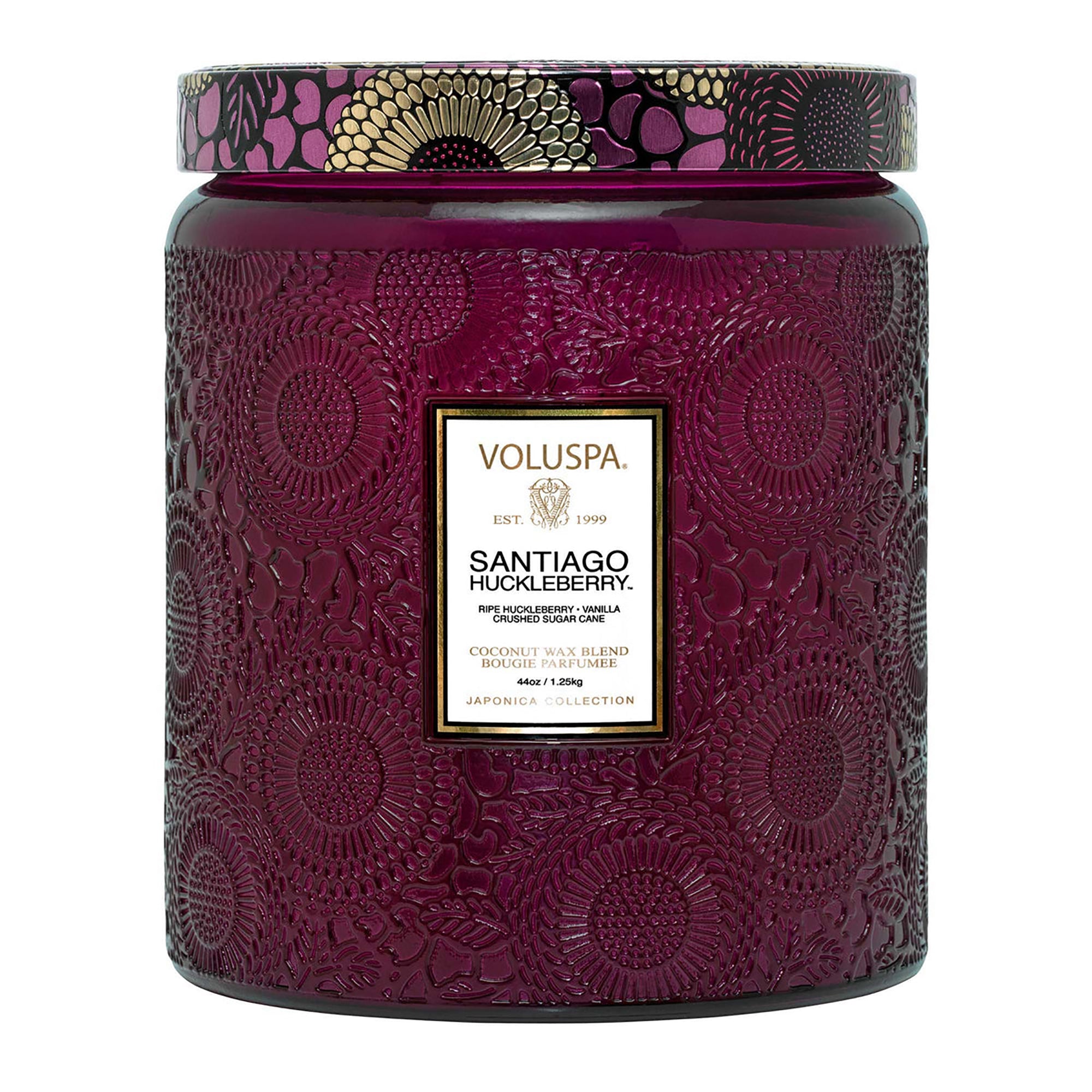 Voluspa Japonica Lux Jar Candle - 44oz / Santiago Huckleberry