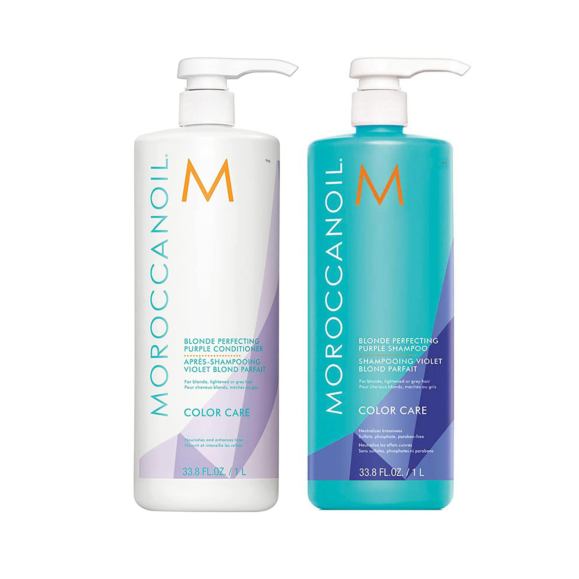 MoroccanOil Blonde Perfecting Shampoo and Conditioner - Planet Beauty