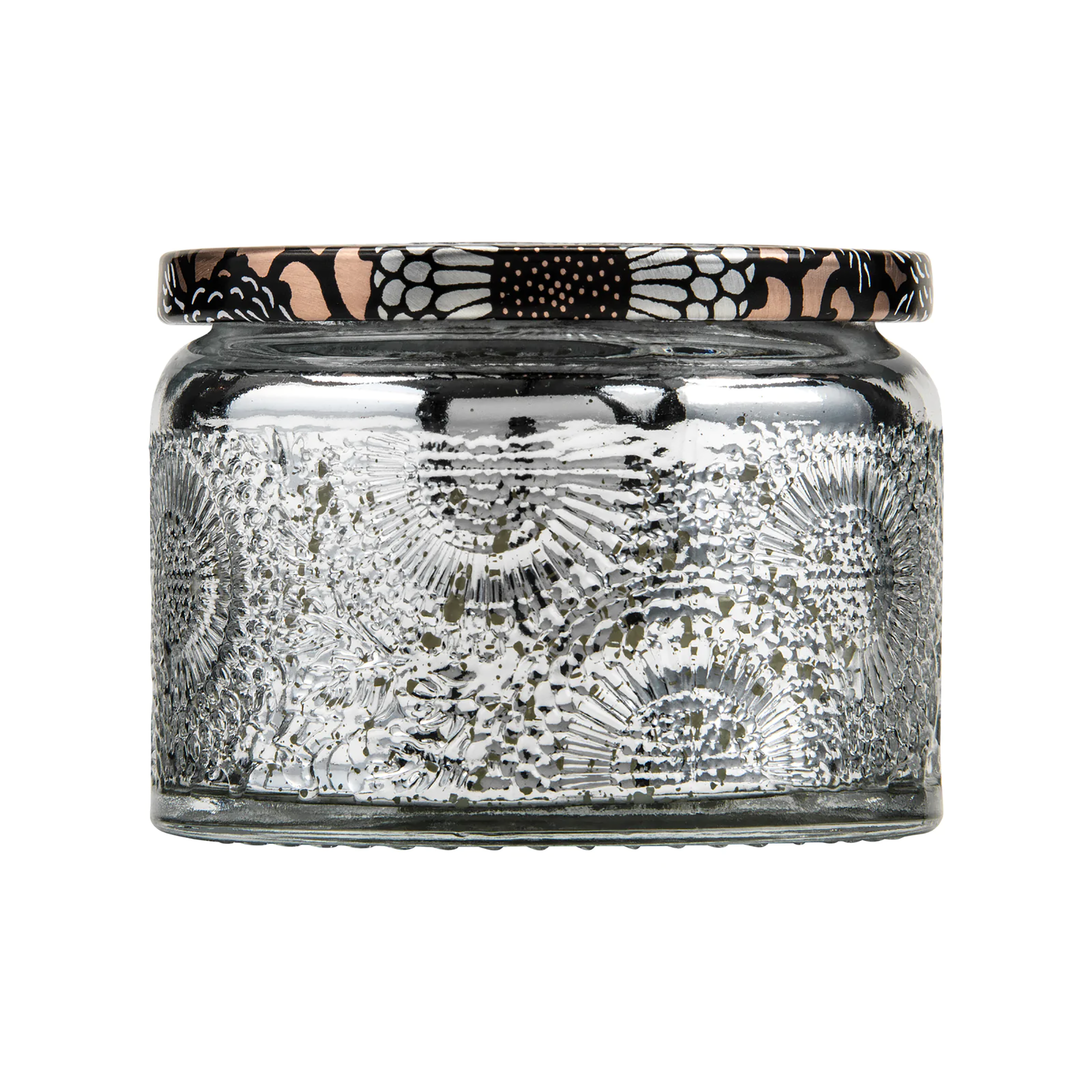  Voluspa Japonica Petite Embossed Glass Jar Candle / Yashioka Gardenia