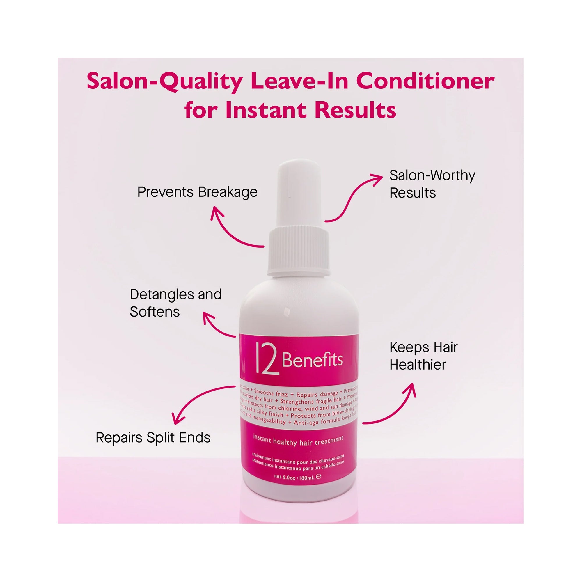 12 Benefits Instant Healthy Hair Treatment / 6OZ