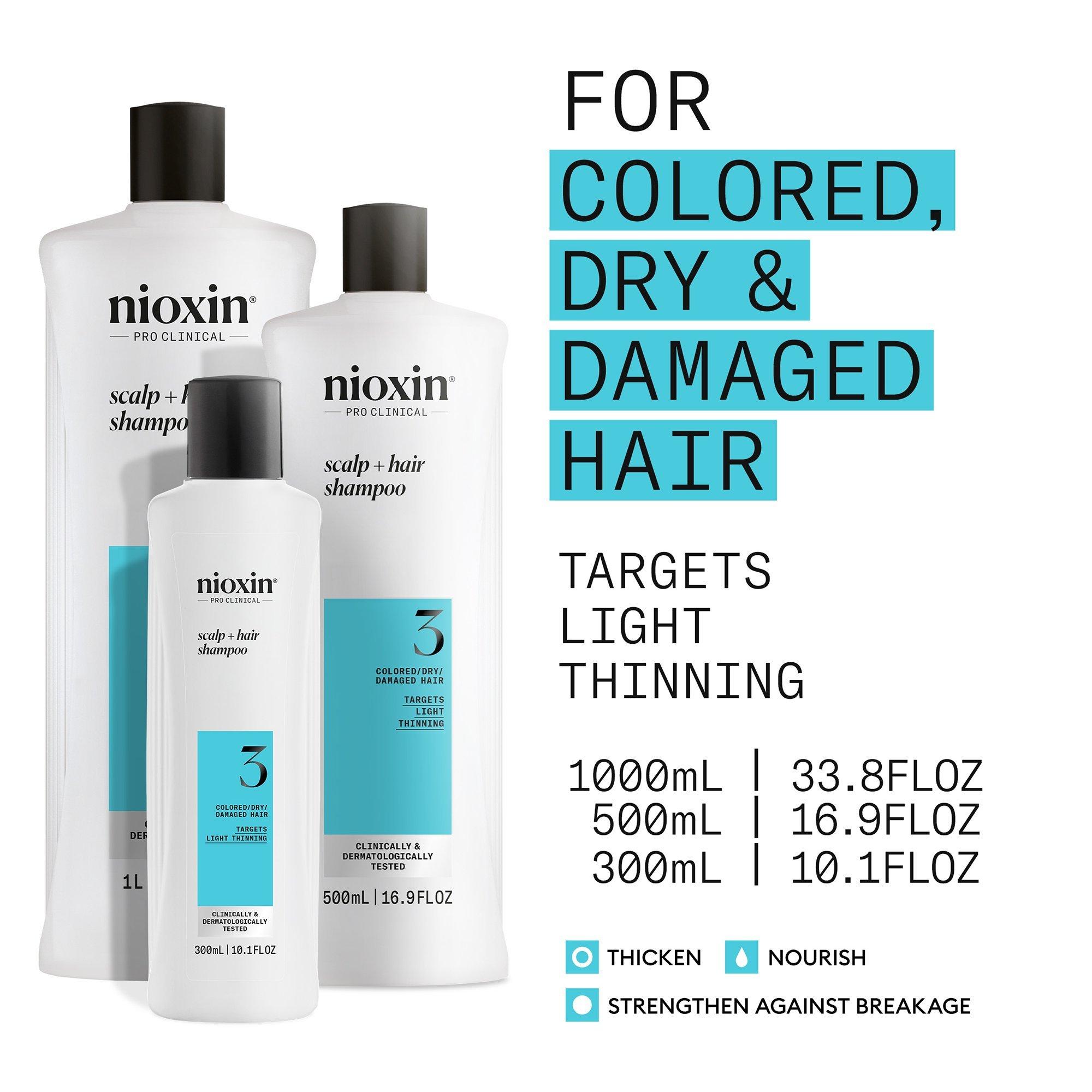 Nioxin System 3 Scalp + Hair Shampoo / 10.1OZ