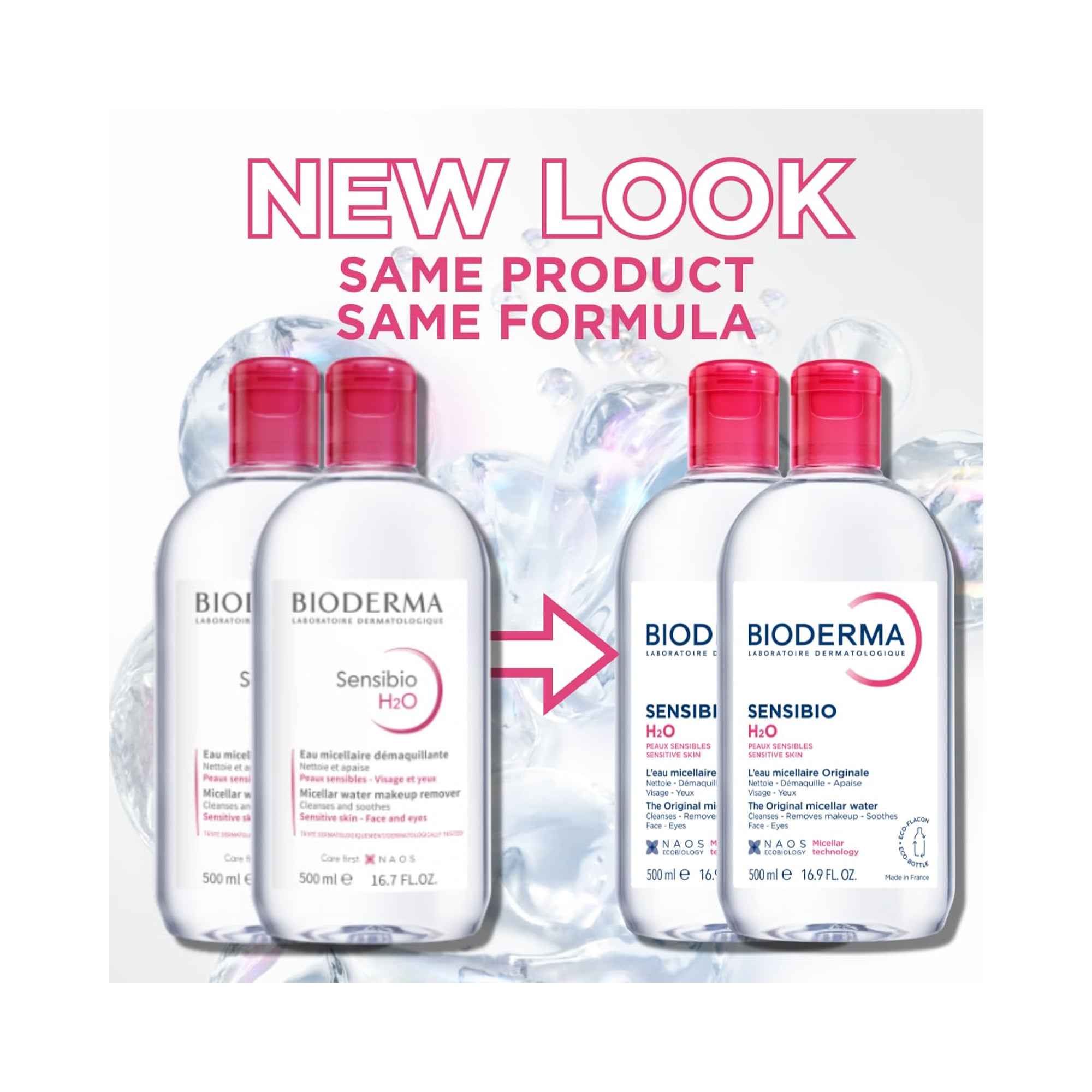 Bioderma Sensibio H20 2-Pack 16oz - Planet Beauty
