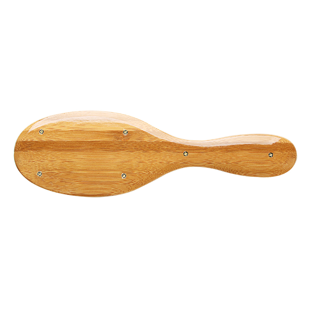 Bass Brushes Bass 53 Dark Bamboo | Medium Oval Hairbrush with Natural Bristle + Nylon Pin / 53-DB, image 27589508726934