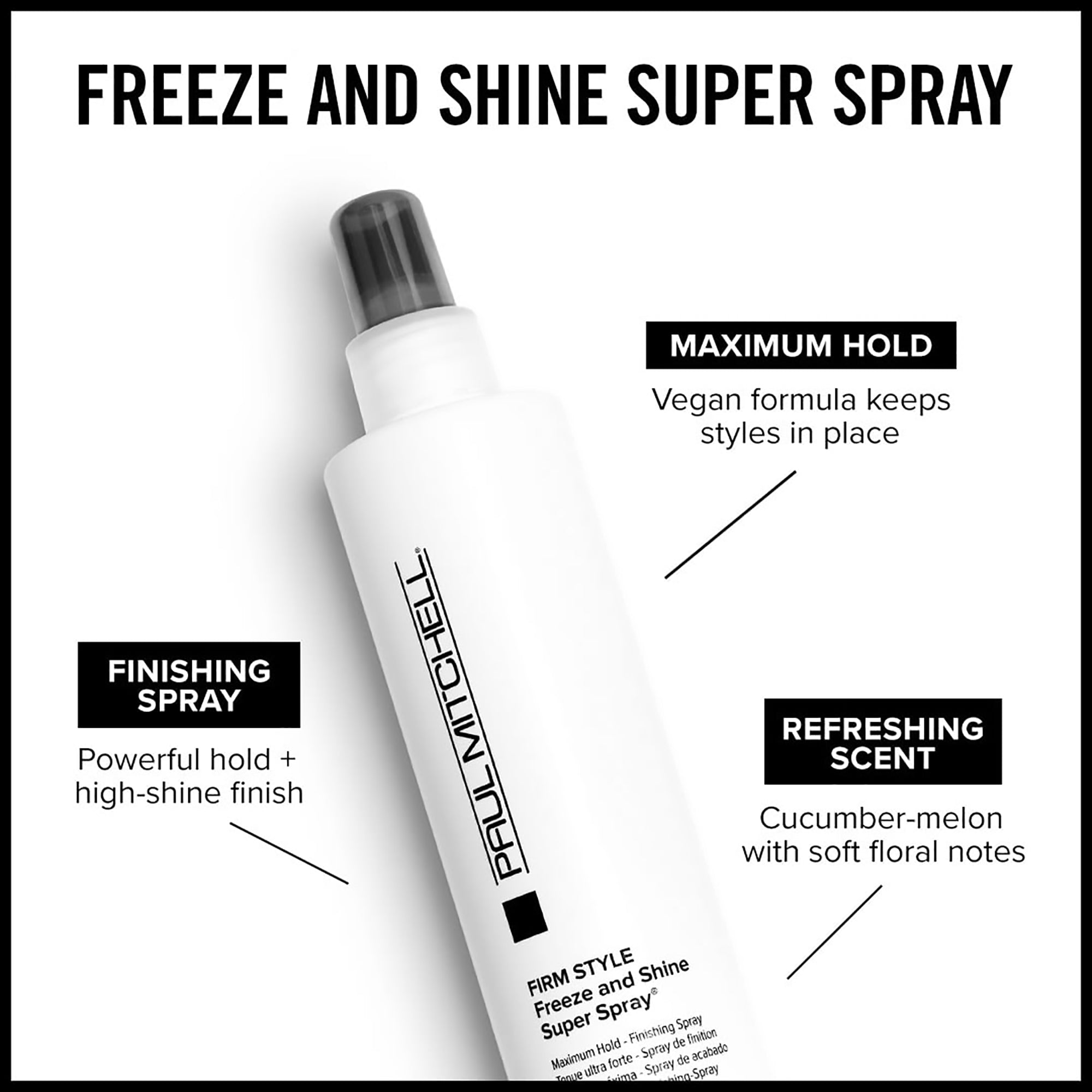 Paul Mitchell Freeze and Shine Super Spray 33oz / 33