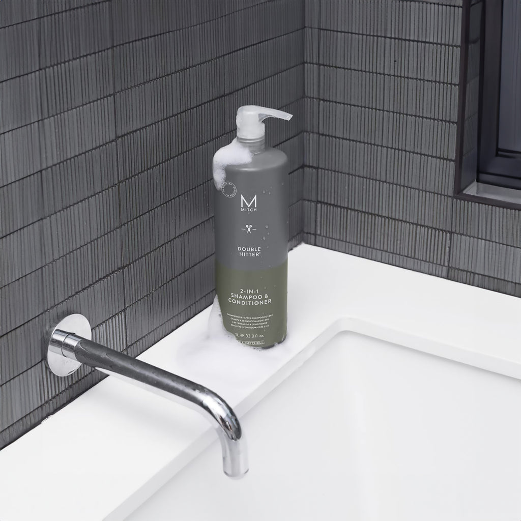 Paul Mitchell Mitch Double Hitter 2-In-1 Shampoo & Conditioner / 33.OZ thumbnail 3