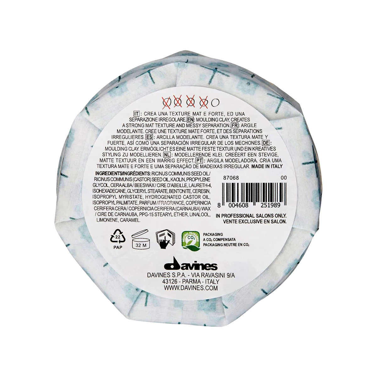 Davines This is a Strong Hold Moulding Clay / 75ML, image 27423759270038