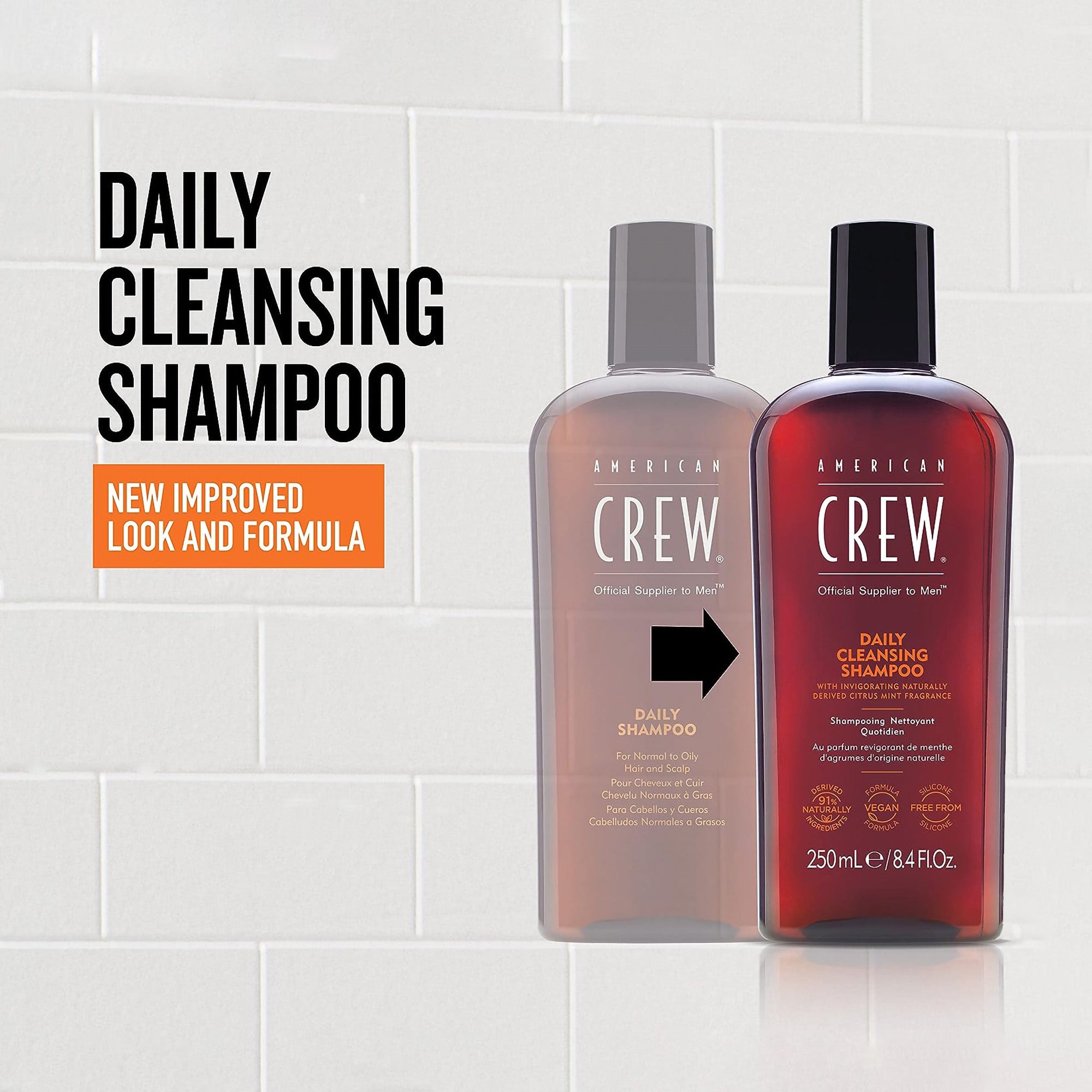 American Crew Daily Deep Moisturizing Shampoo / 15 OZ