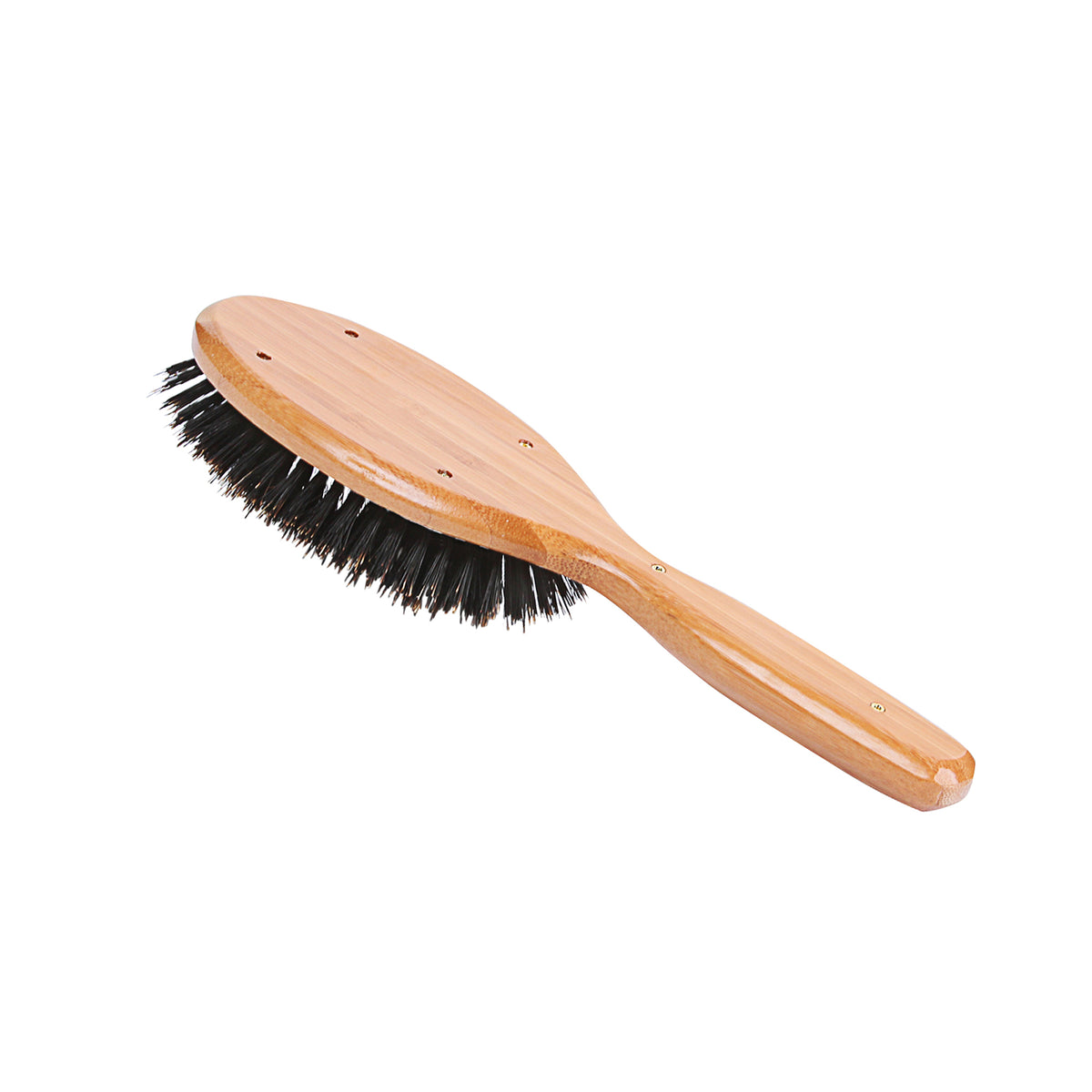 Bass Brushes 899 Dark Bamboo | Large Oval Hairbrush with Firm Natural Bristles / 899-DB, image 27589482479766