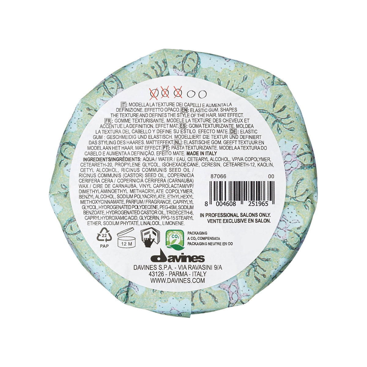 Davines This is a Medium Hold Finishing Gum / 75ML, image 27423733022870