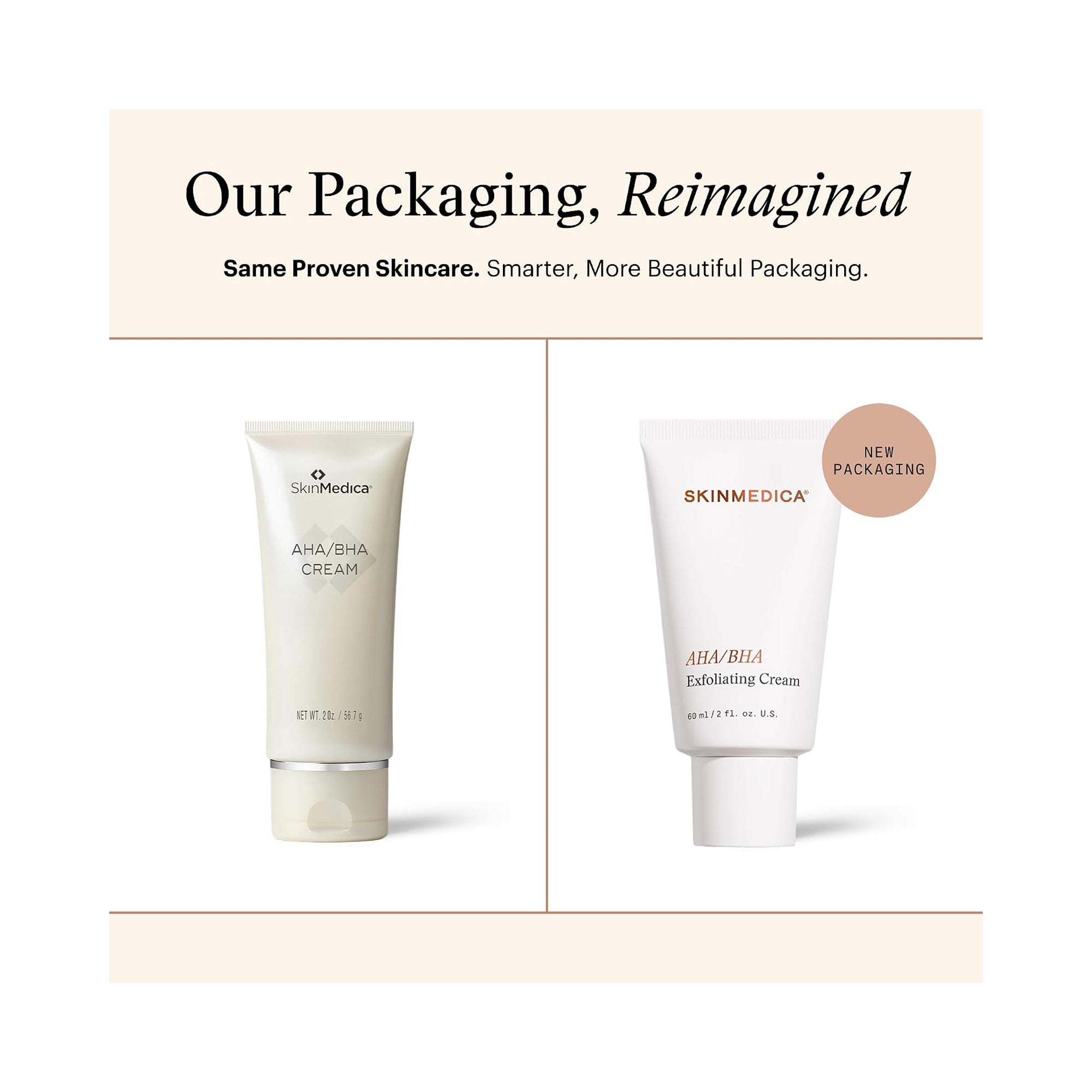 SkinMedica AHA/BHA Exfoliating Cream / 2OZ