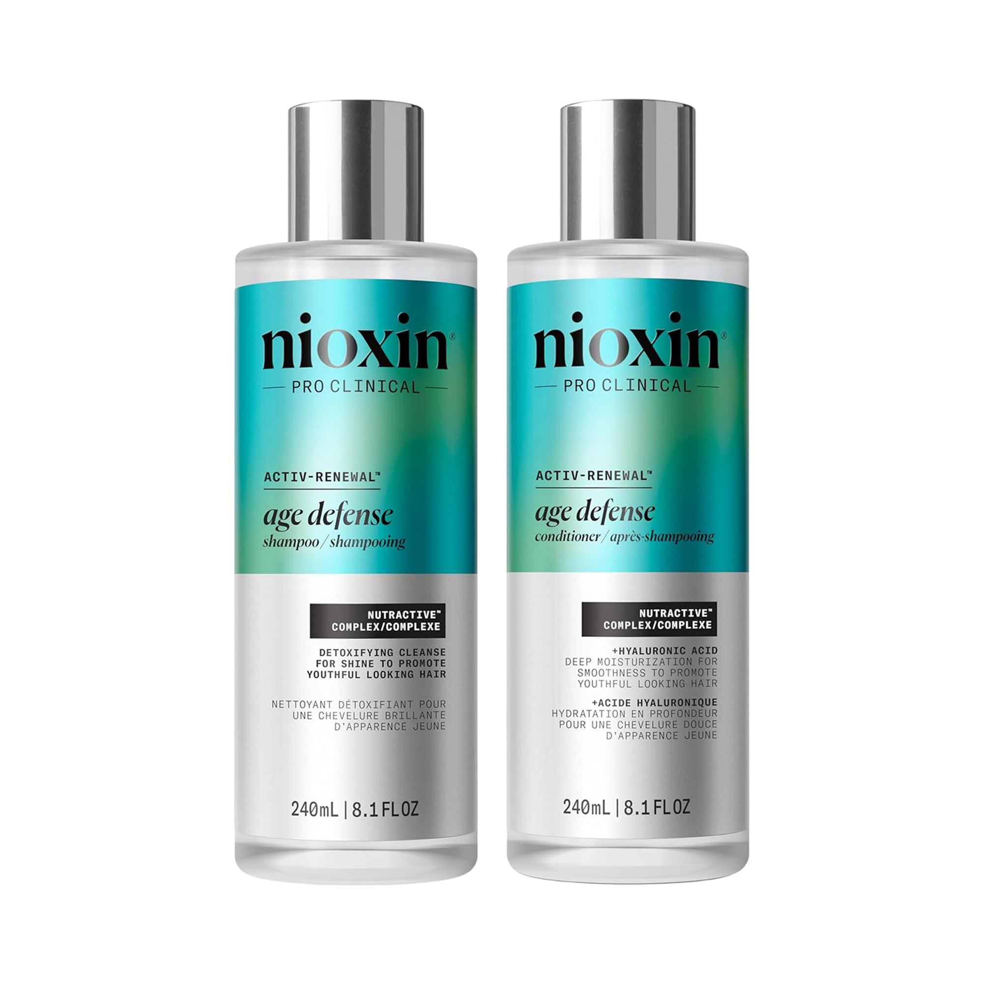 Nioxin Age Defense Shampoo & Conditioner Duo / 8.1OZ