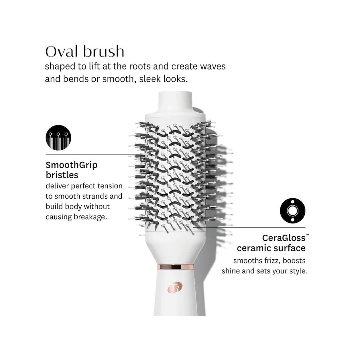 T3 Airebrush One-Step Smoothing and Volumizing Hair Dryer Brush, image 32338923454614