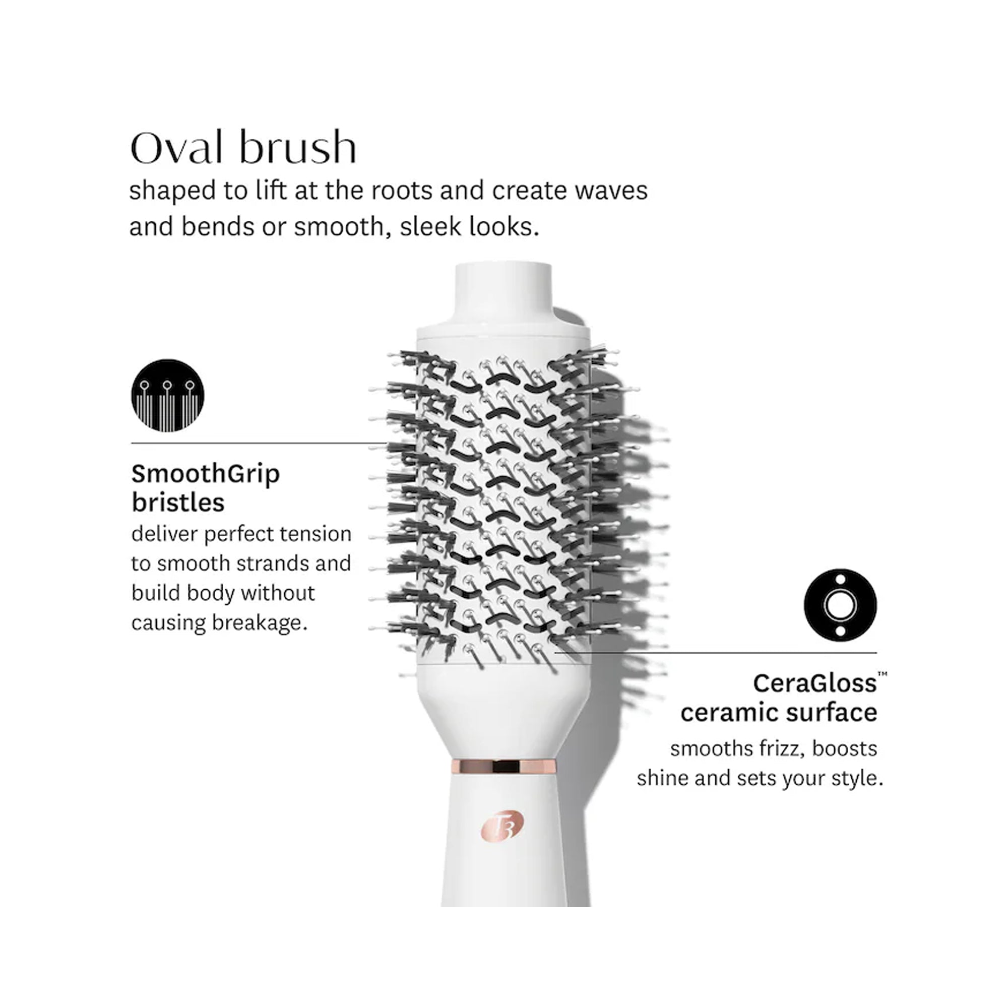 T3 Airebrush One-Step Smoothing and Volumizing Hair Dryer Brush