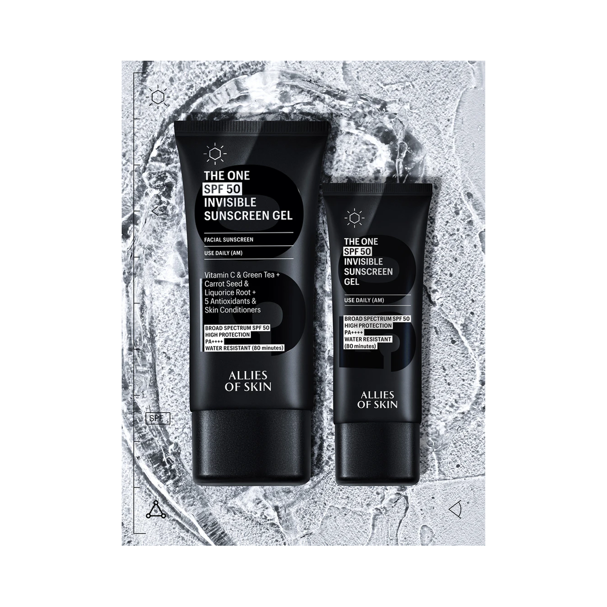 Allies Of Skin The One SPF 50 Invisible Sunscreen Gel 1.7OZ / 1.7OZ, image 30757813026966