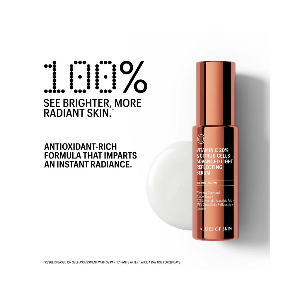 Allies Of Skin Vitamin C 20% & Citrus Cells Advanced Light Reflecting Serum / 1OZ