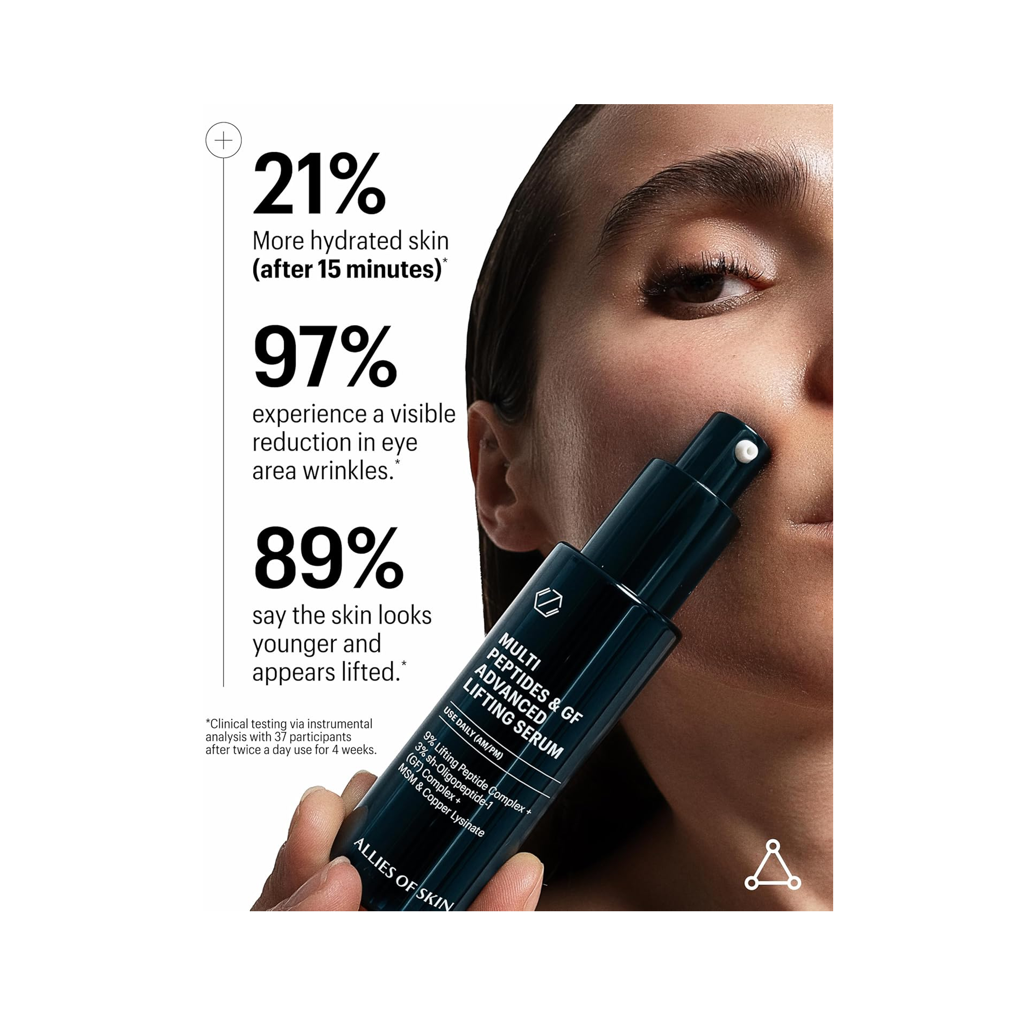 Allies Of Skin Multi Peptides & GF (Growth Factor) Advanced Lifting Serum 1OZ / 1OZ