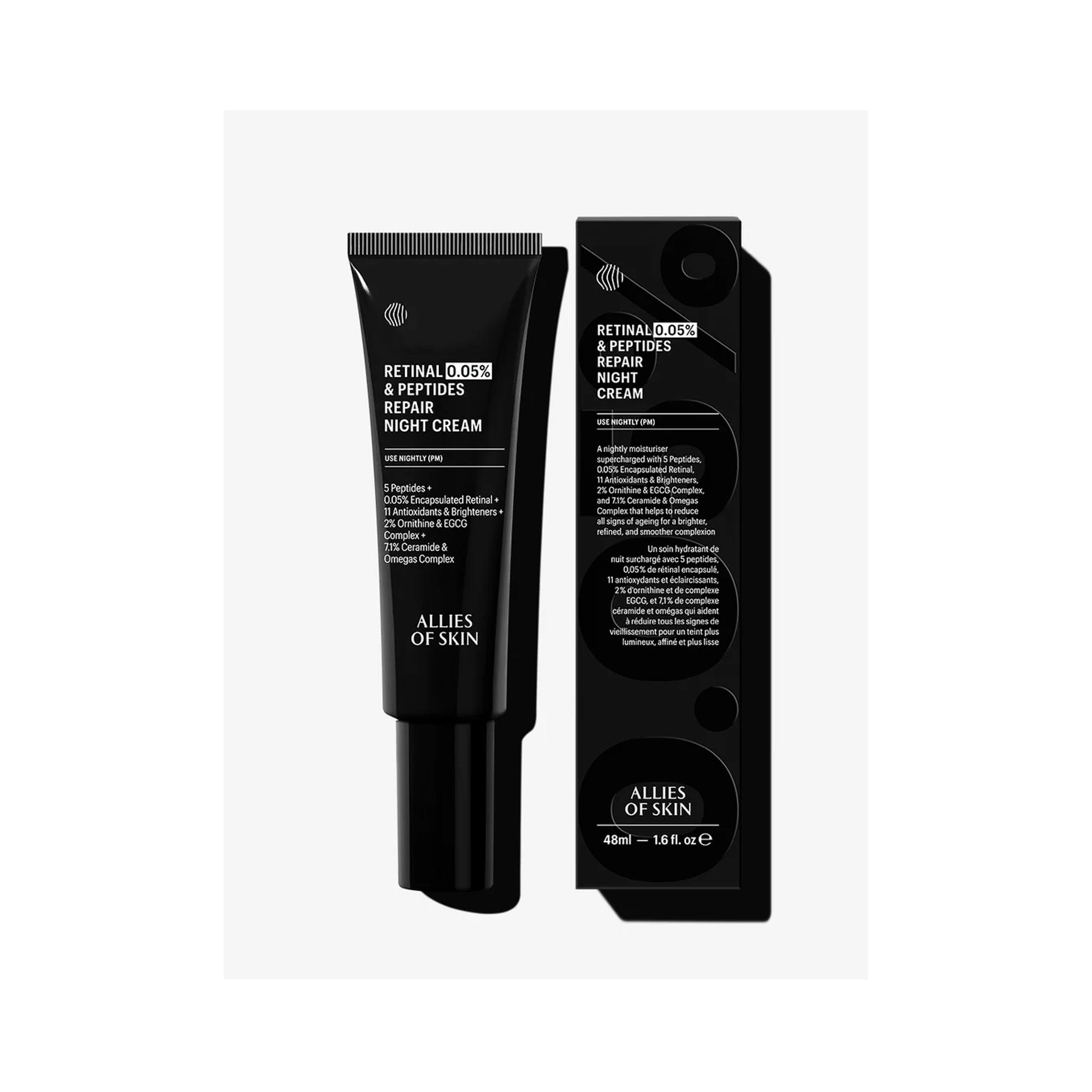 Allies Of Skin Retinal 0.05% & Peptides Repair Night Cream 1.6OZ / 1.6OZ