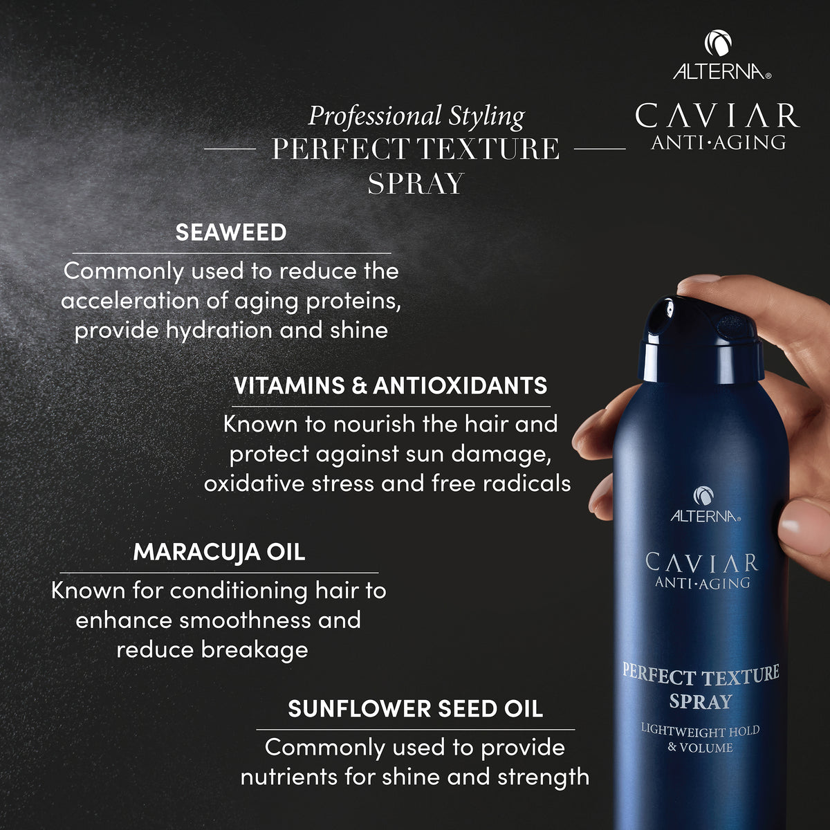 Alterna Caviar Anti-Aging Perfect Texture Spray - 6oz / 6.5OZ, image 28255237734550