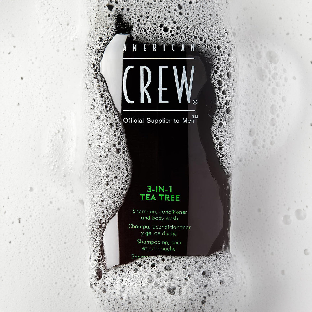 American Crew Haircare Tea Tree 3 In 1 Shampoo, Conditioner & Body Wash 15oz, image 27622095847574