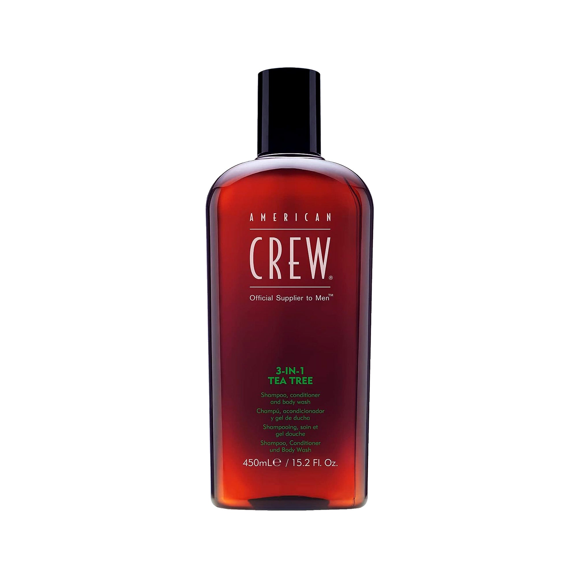 American Crew Haircare Tea Tree 3 In 1 Shampoo, Conditioner & Body Wash 15oz