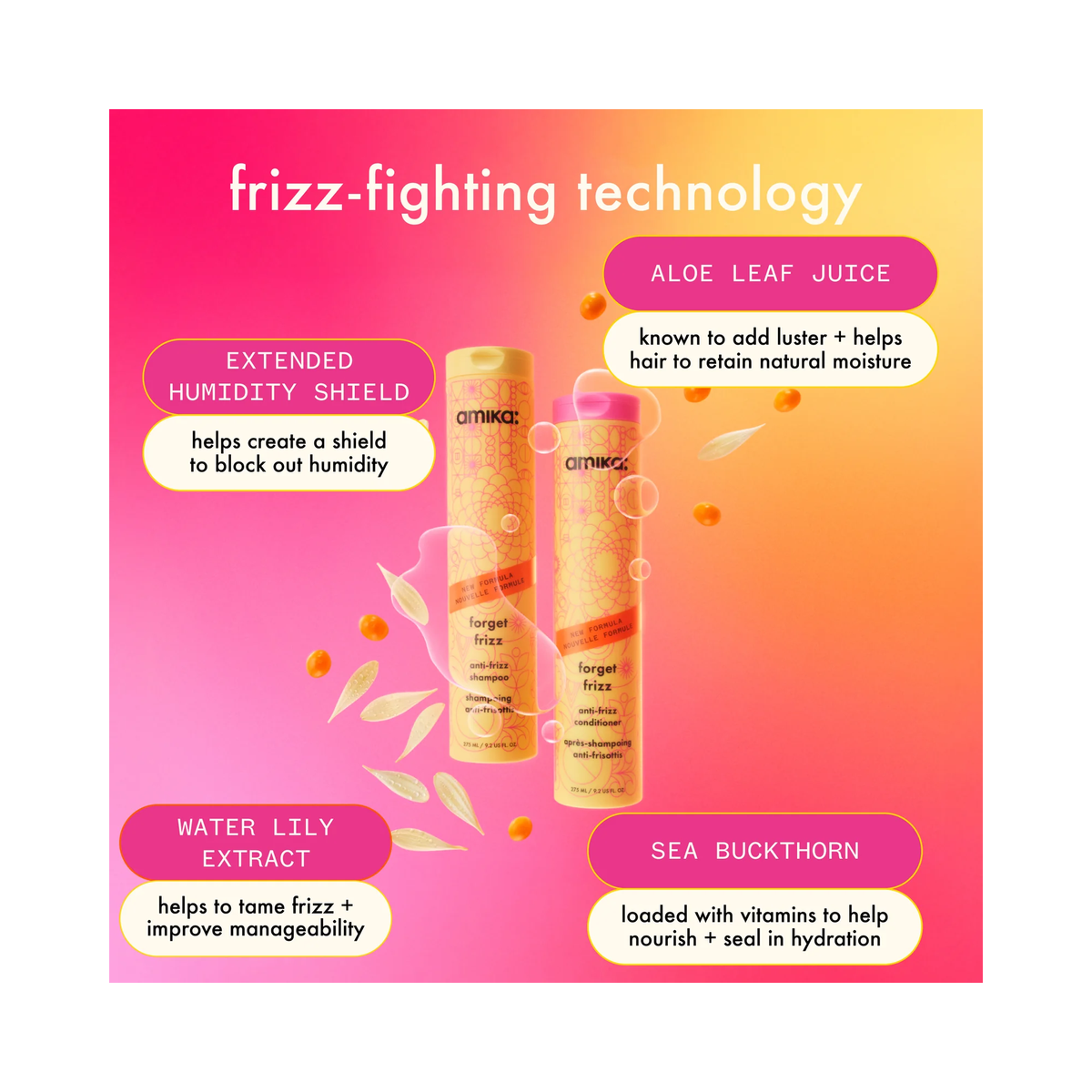 Amika_Forget_Frizz_Anti_Frizz_Shampoo_and_Conditioner_Liter_Duo / 33.8OZ