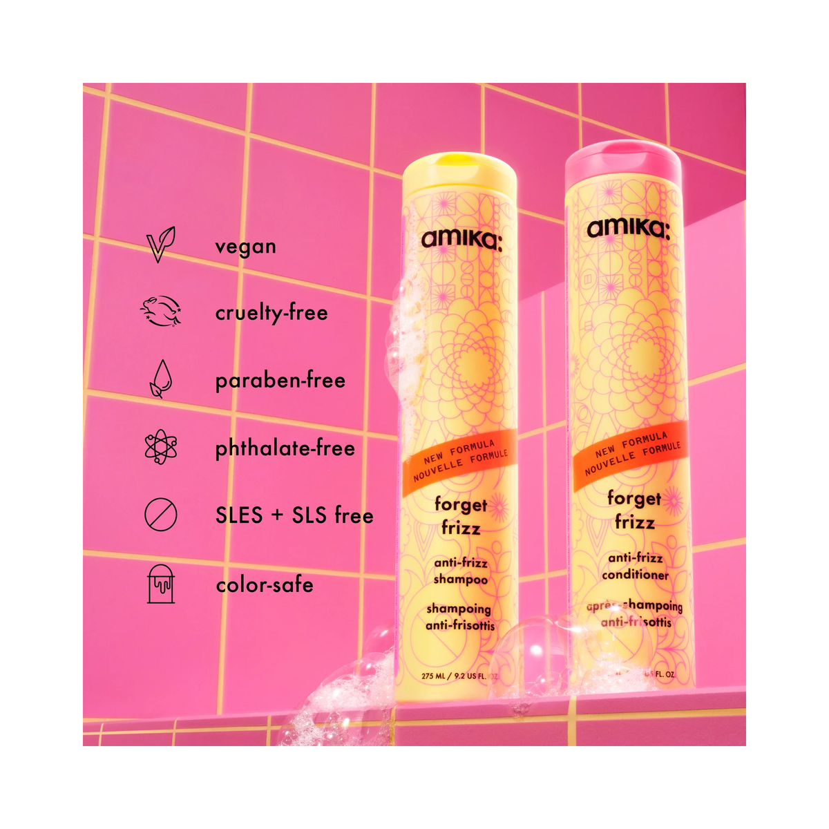 Amika_Forget_Frizz_Anti_Frizz_Shampoo_and_Conditioner_Liter_Duo / 33.8OZ