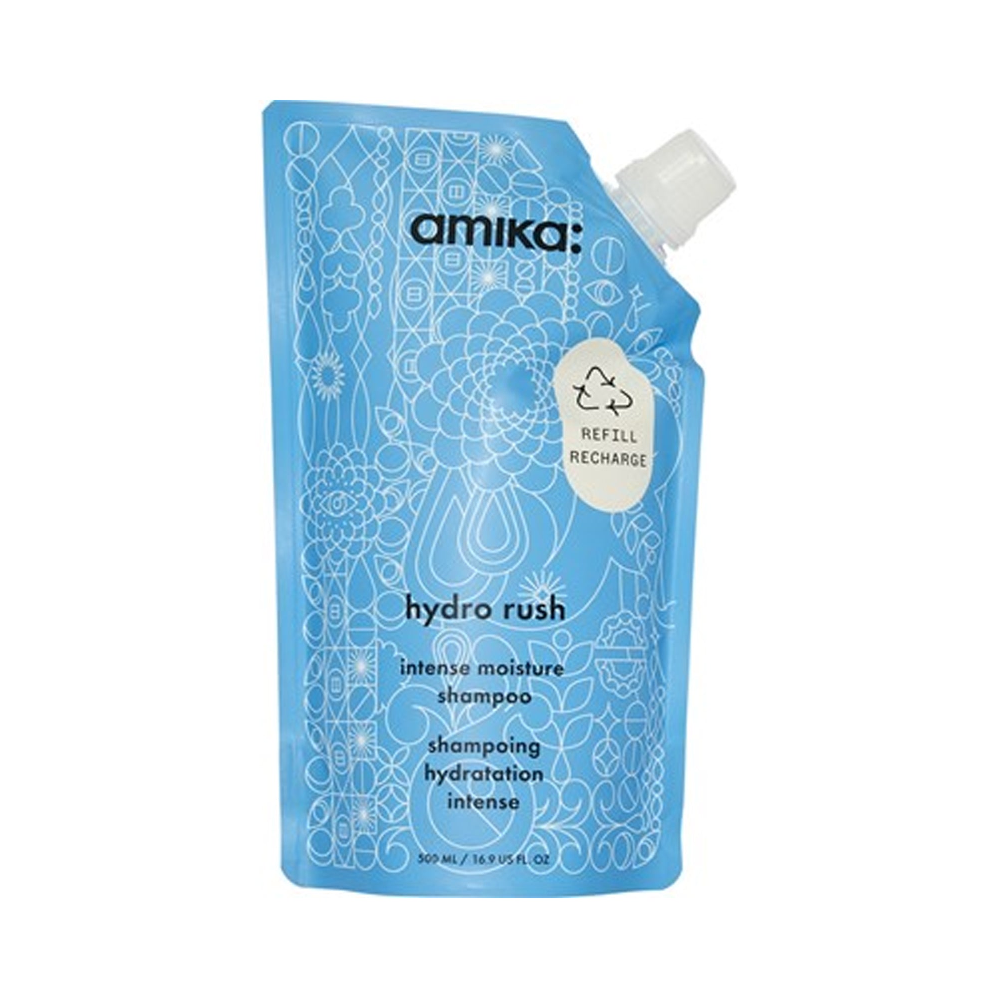 Amika Hydro Rush Intense Moisture Shampoo Refill / 16.9OZ