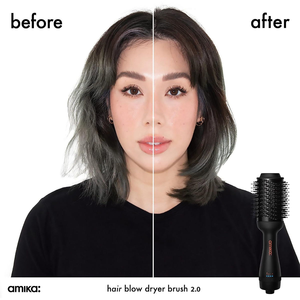 Amika Hair Blow Dryer Brush 2.0, image 27499068096662