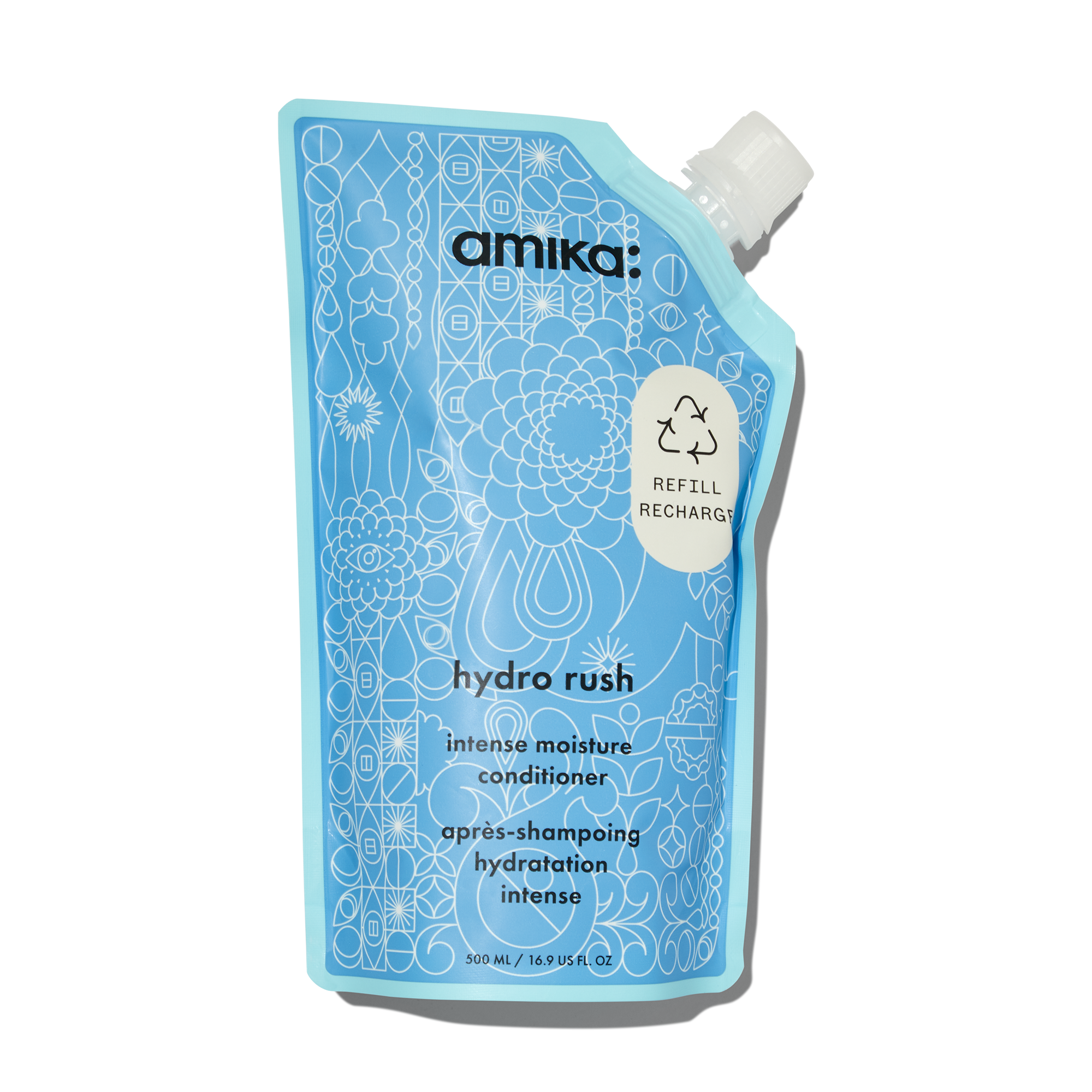 Amika Hydro Rush Intense Moisture Shampoo and Conditioner Refill Duo ($80 Value) / 16OZ
