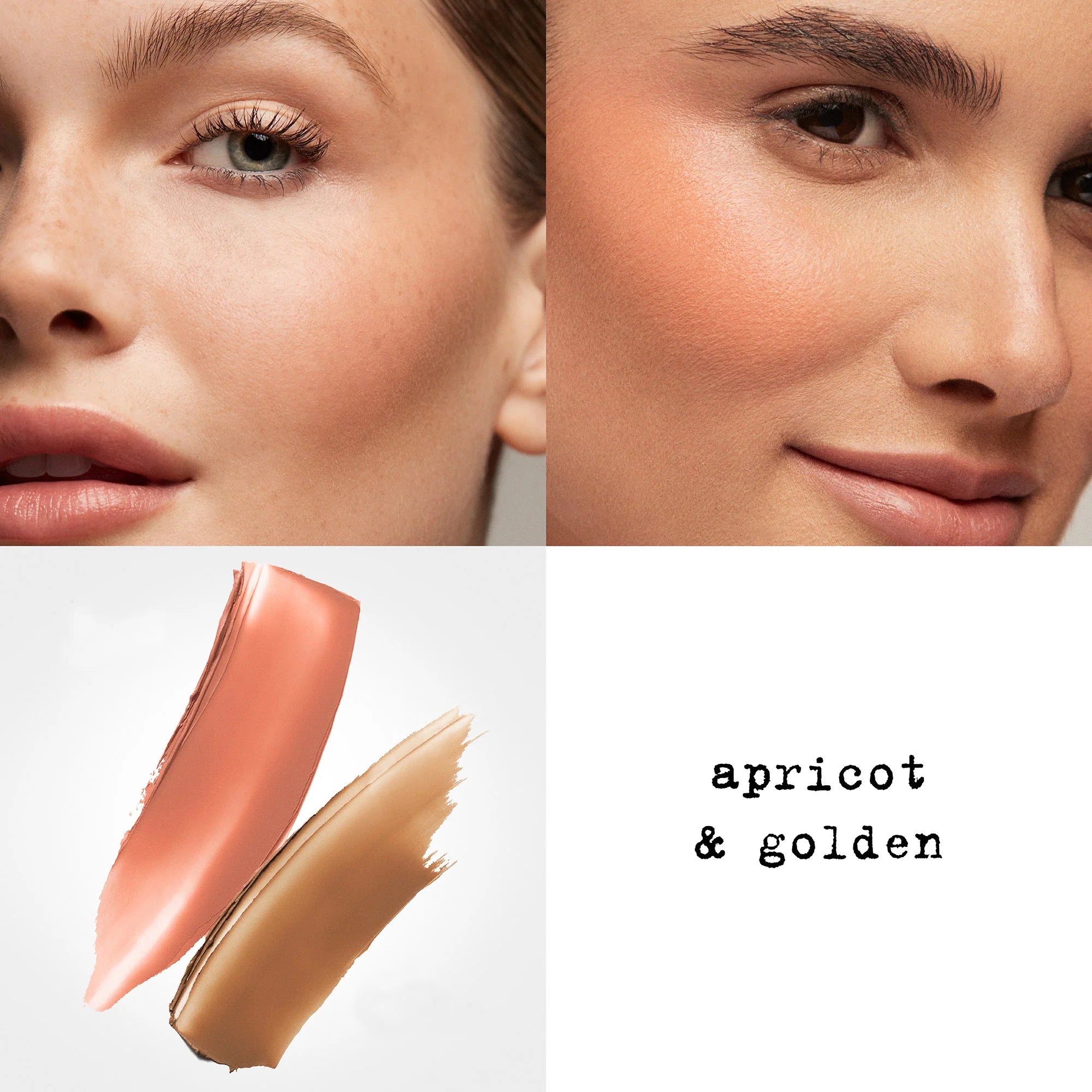 Stila Blush & Bronze Hydro-Blur Cheek Duo / Apricot & Golden