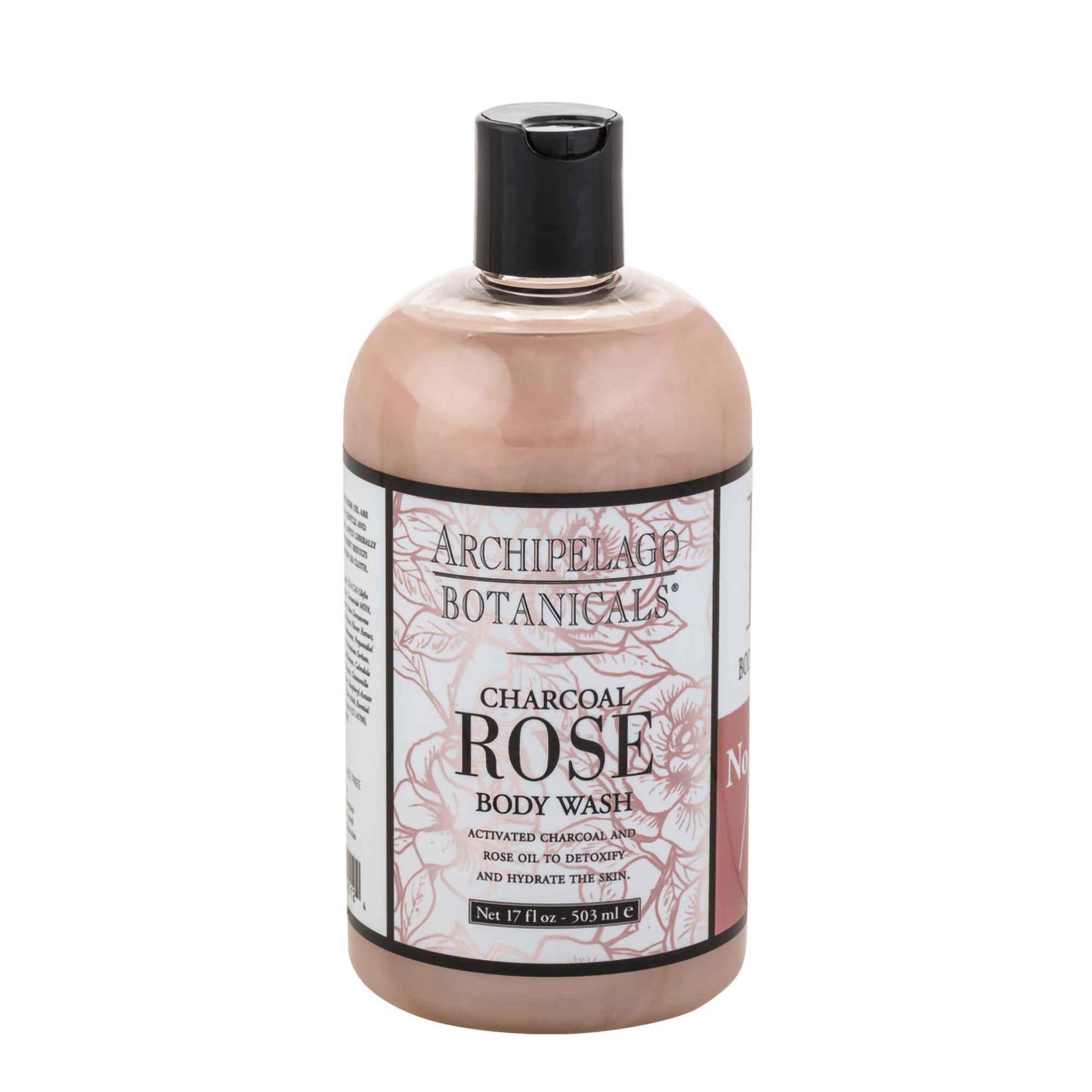 Archipelago Charcoal Rose Body Wash / 17OZ