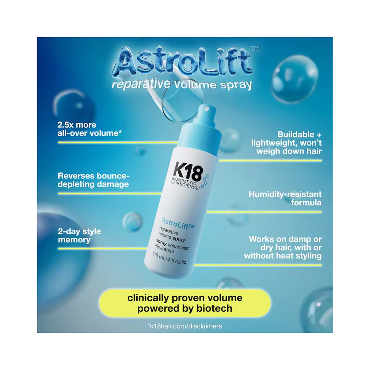 K18 Biomimetic HeatBounce + AstroLift Duo / DUO