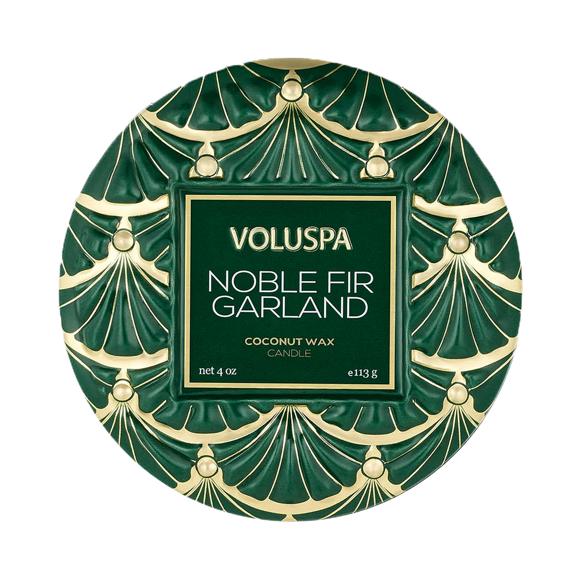 Voluspa Holiday - Noble Fir Garland / Mini Tin, image 46182069960854