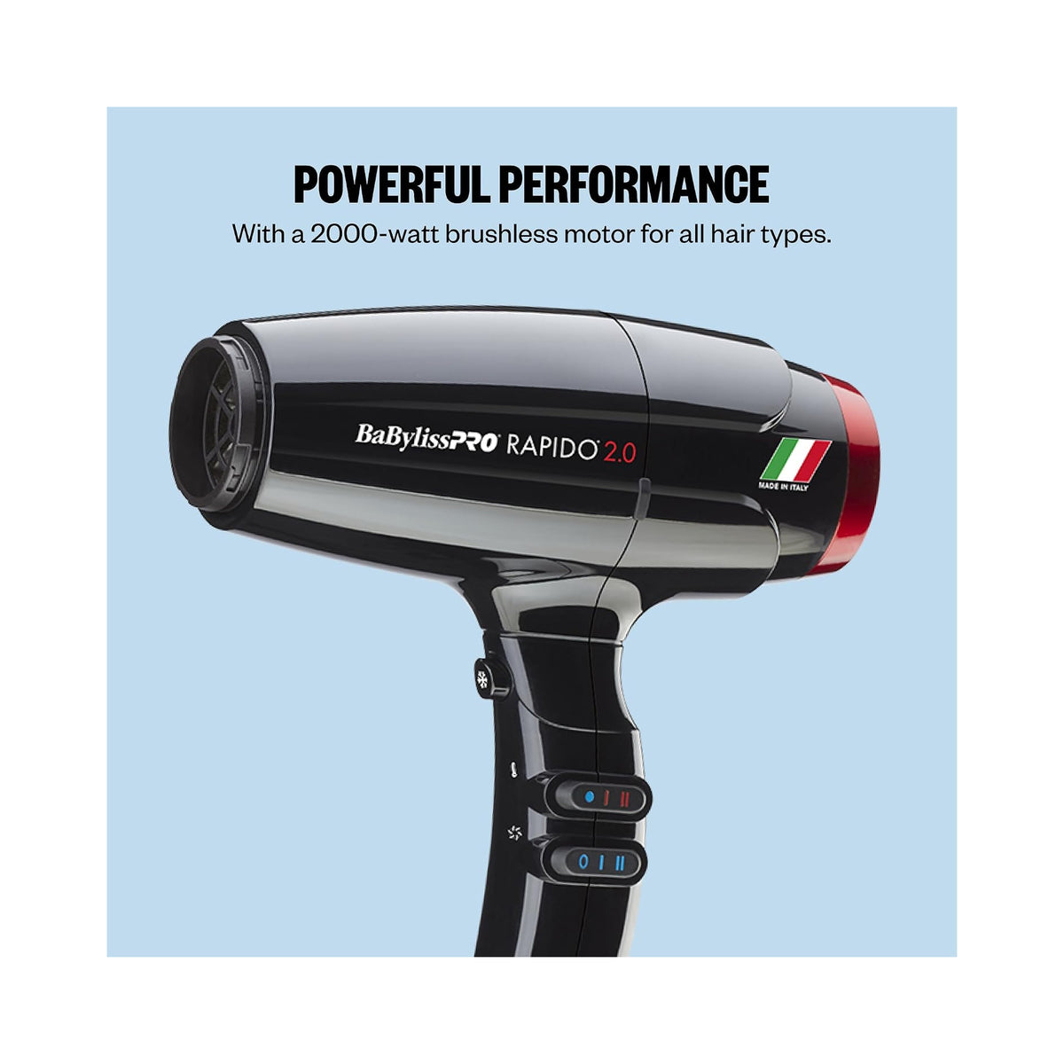 BaBylissPRO High Speed Rapido 2.0 Dryer - Item No. BRAP2, image 32785831886998