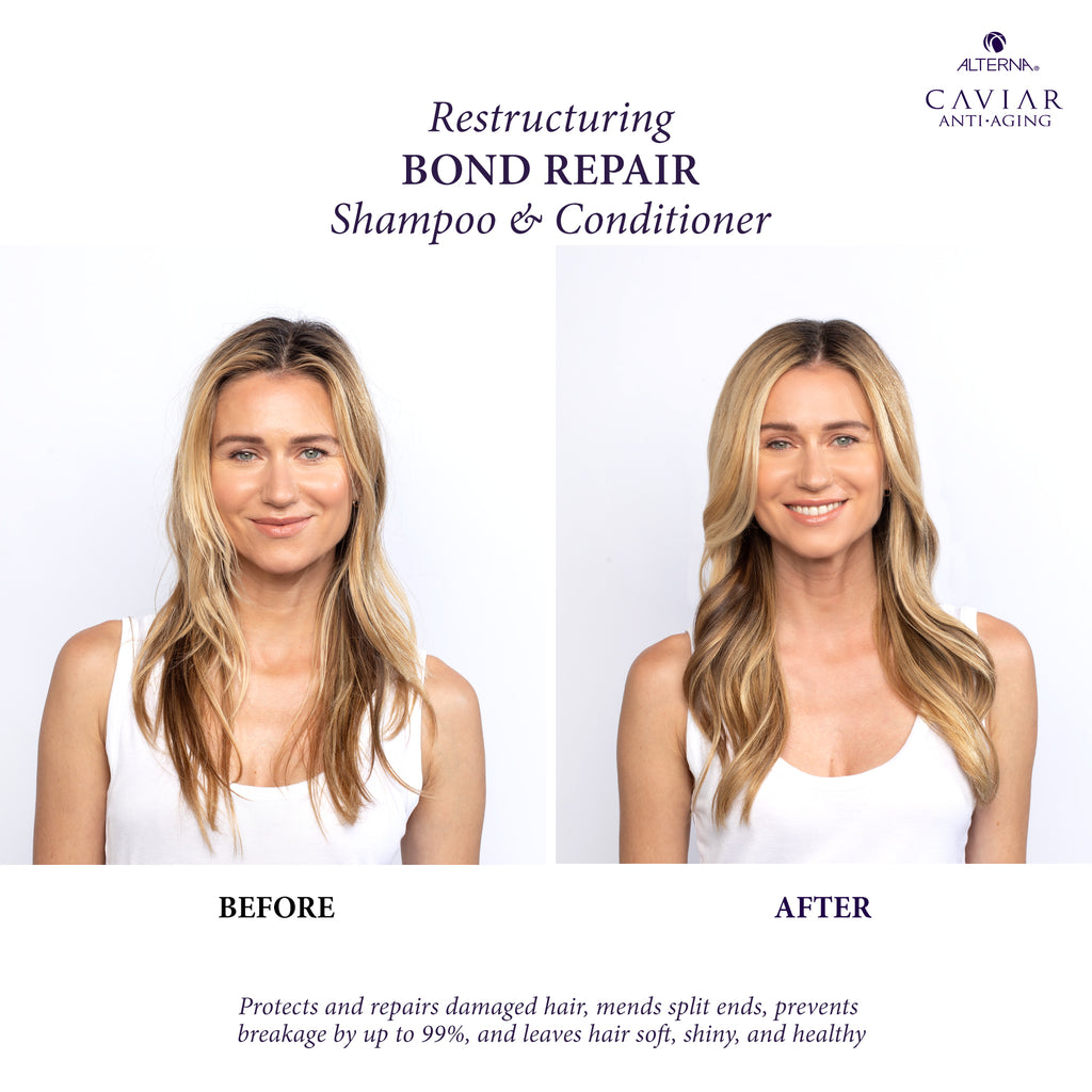Alterna Caviar Anti-Aging Restructuring Bond Repair Shampoo and Conditioner Liter Duo / 33.8OZ thumbnail 4
