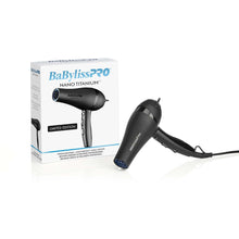 BabylissPRO Nano Titanium Limited Edition Black & Blue Professional Ionic Dryer - Item No. BNTMB5548 / BNTMB5548