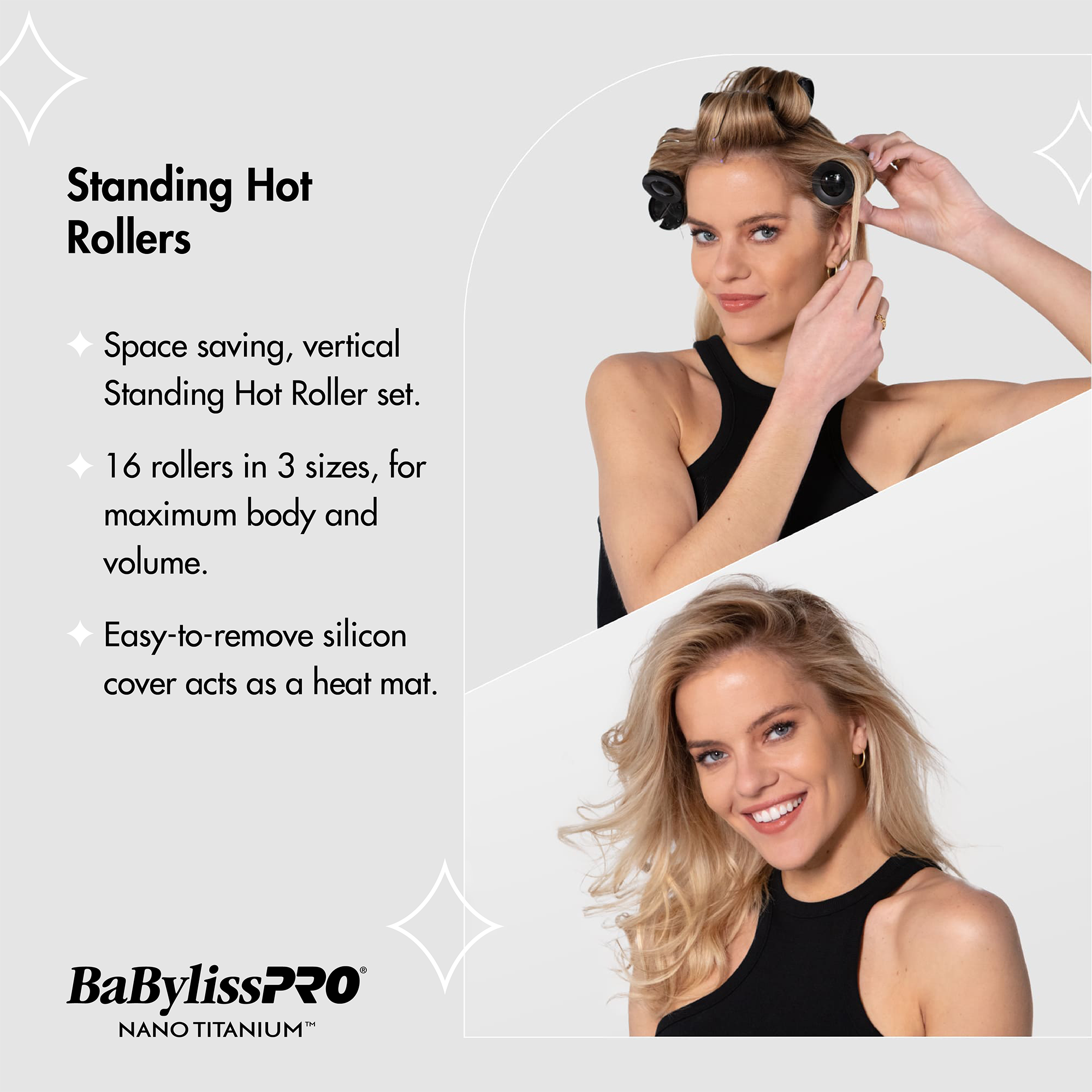 BabylissPRO Standing Hot Rollers Item Planet Beauty