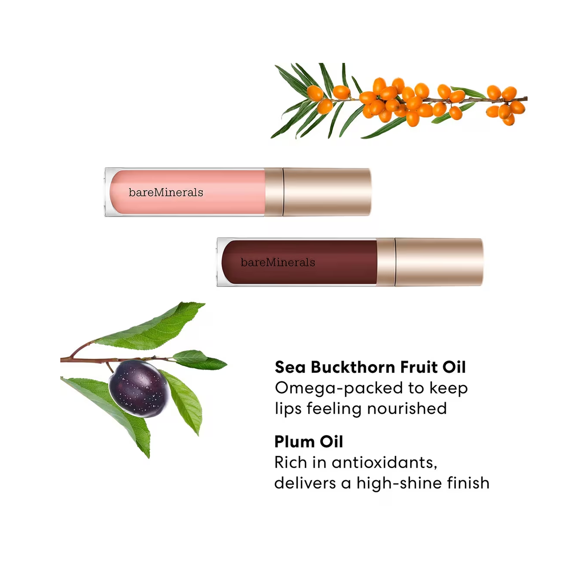 Bare Minerals Gleam On Lip Gloss-Balm Duo