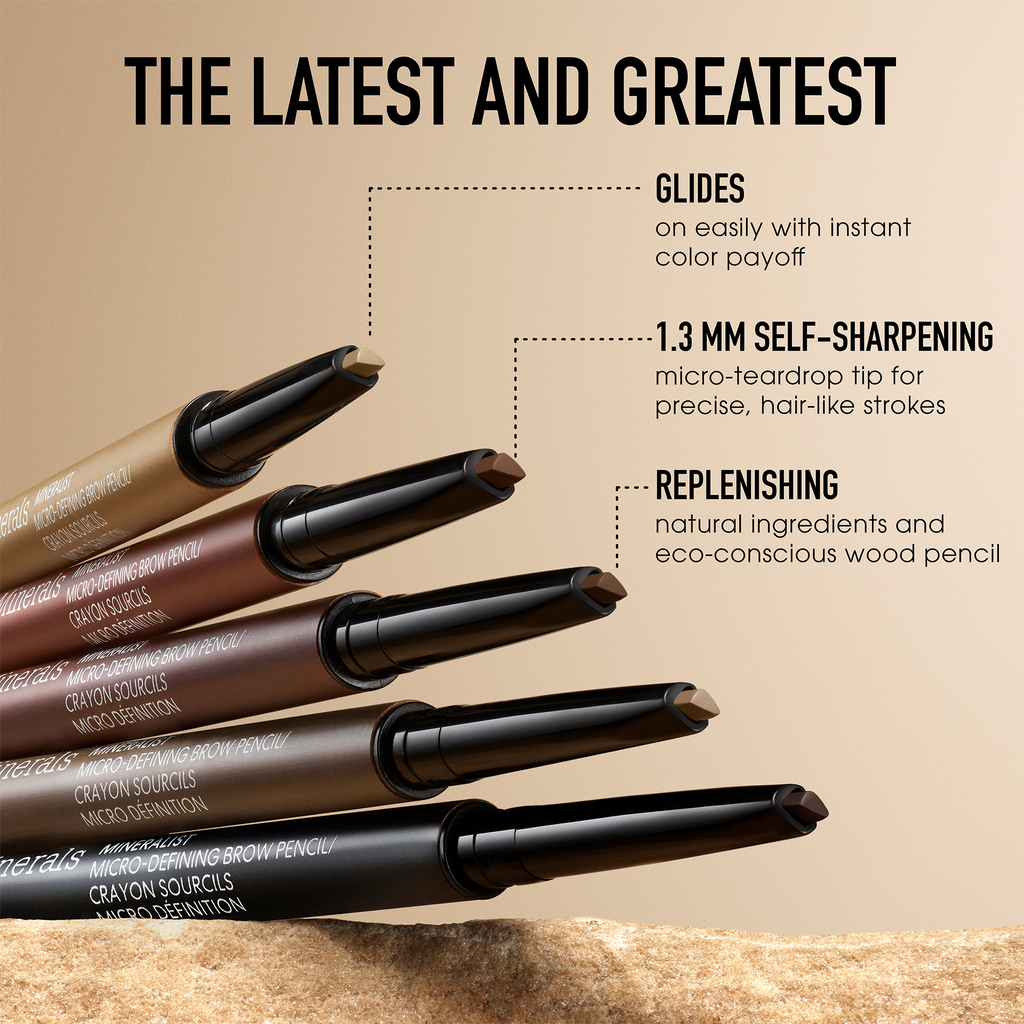 bareMinerals Mineralist Micro-Defining Eyebrow Pencil / LIGHT BRUNETTE thumbnail 12