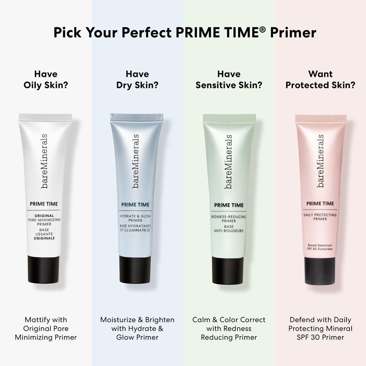 bareMinerals Prime Time Redness Reducing Primer / 30ML, image 27615267192982