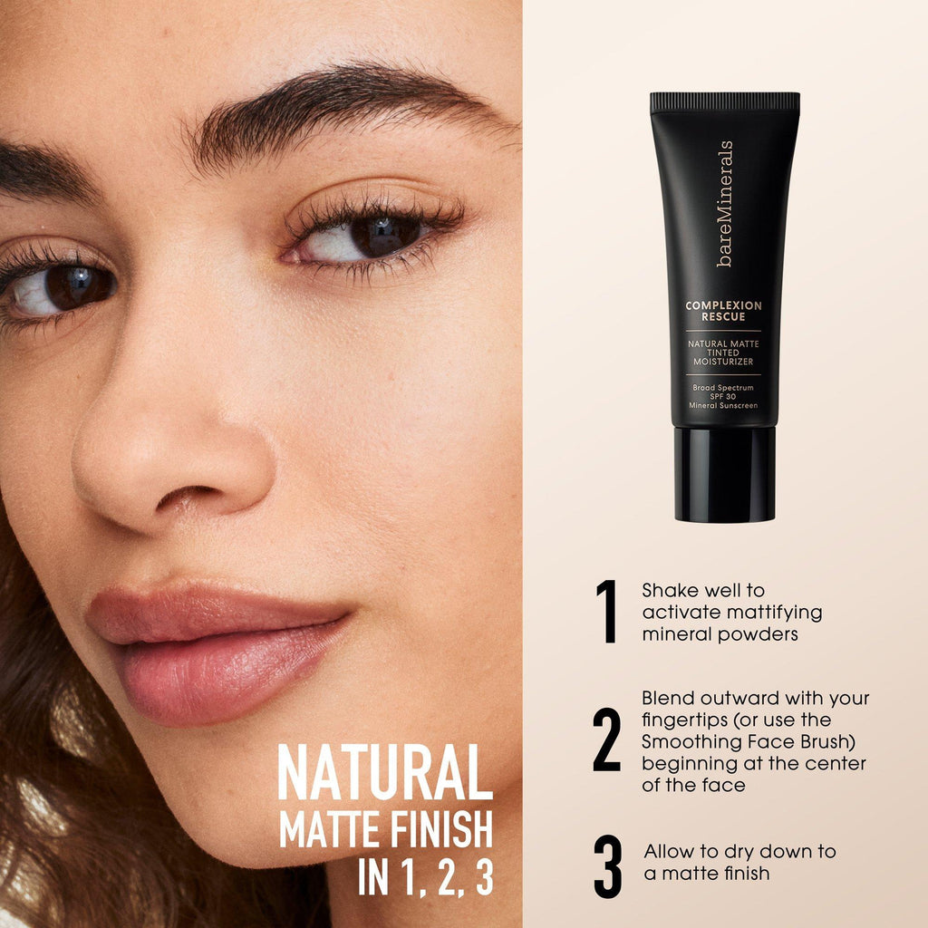 bareMinerals Complexion Rescue Natural Matte Tinted Moisturizer Mineral SPF 30 / NATURAL PECAN 5