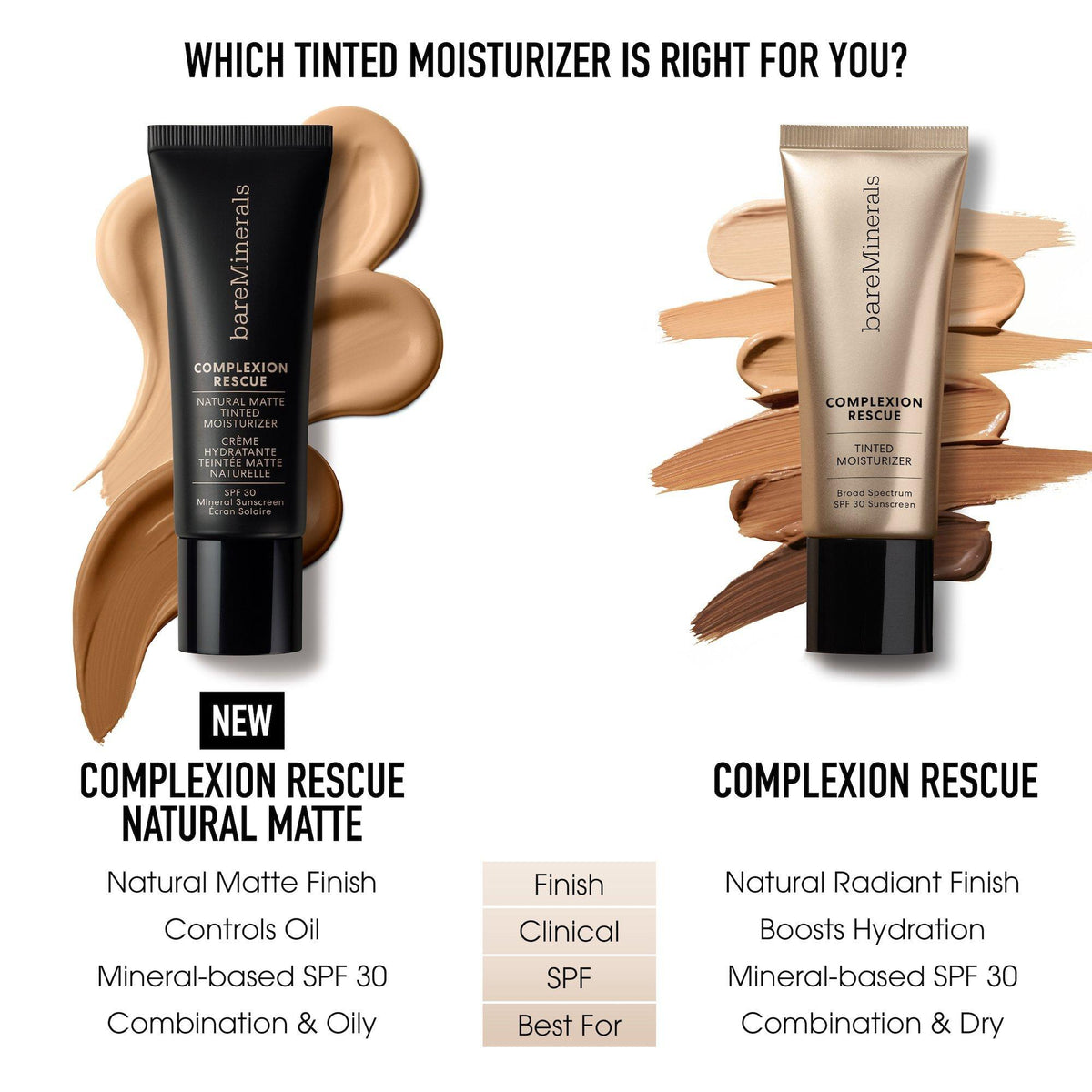 bareMinerals Complexion Rescue Natural Matte Tinted Moisturizer Mineral SPF 30 / MAHOGANY 11.5