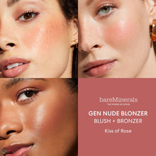 bareMinerals Gen Nude Blonzer Blush + Bronzer / Kiss of Rose