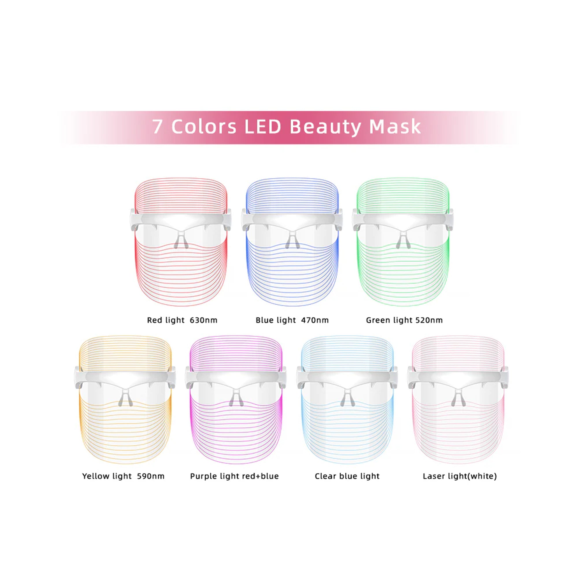 Beauty Ora ORA LED Light Energy Mask (7 LED Color Modes)