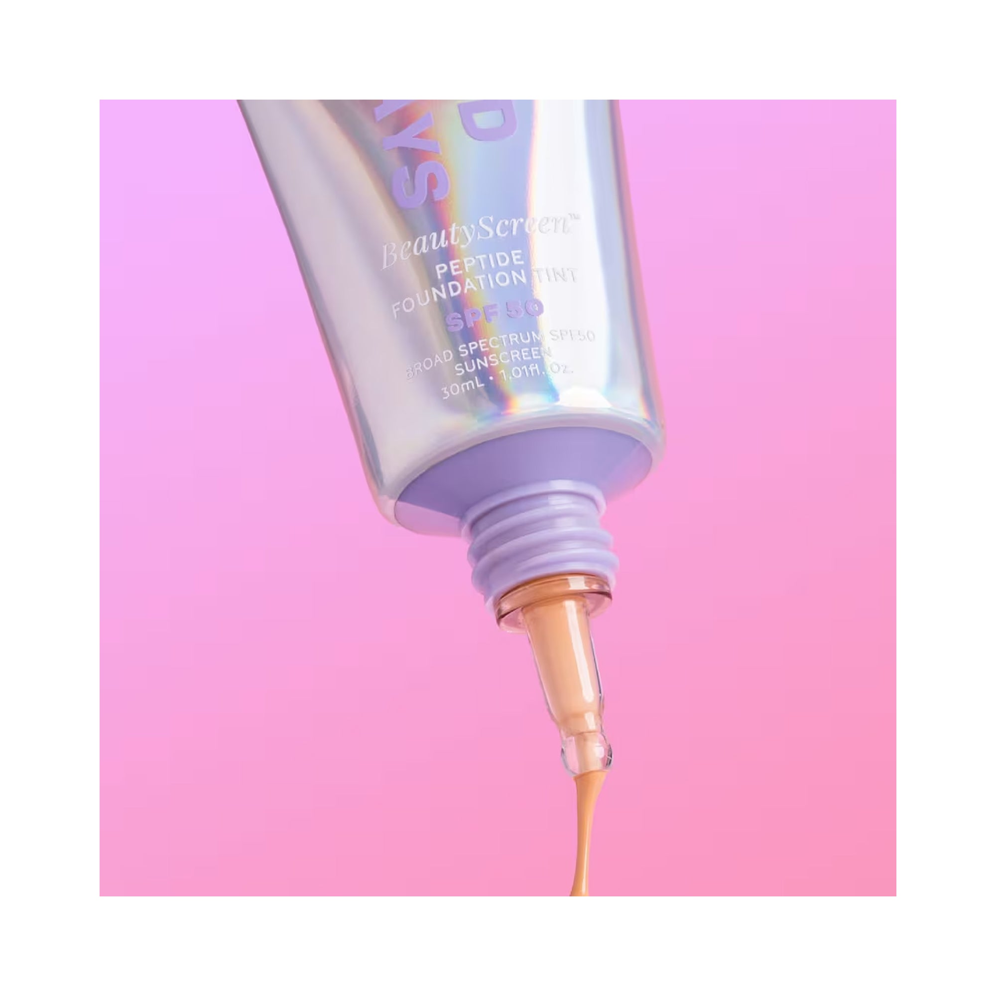 Naked Sundays BeautyScreen Peptide Foundation Tint SPF 50 / 3 LIGHT MEDIUM HONEY