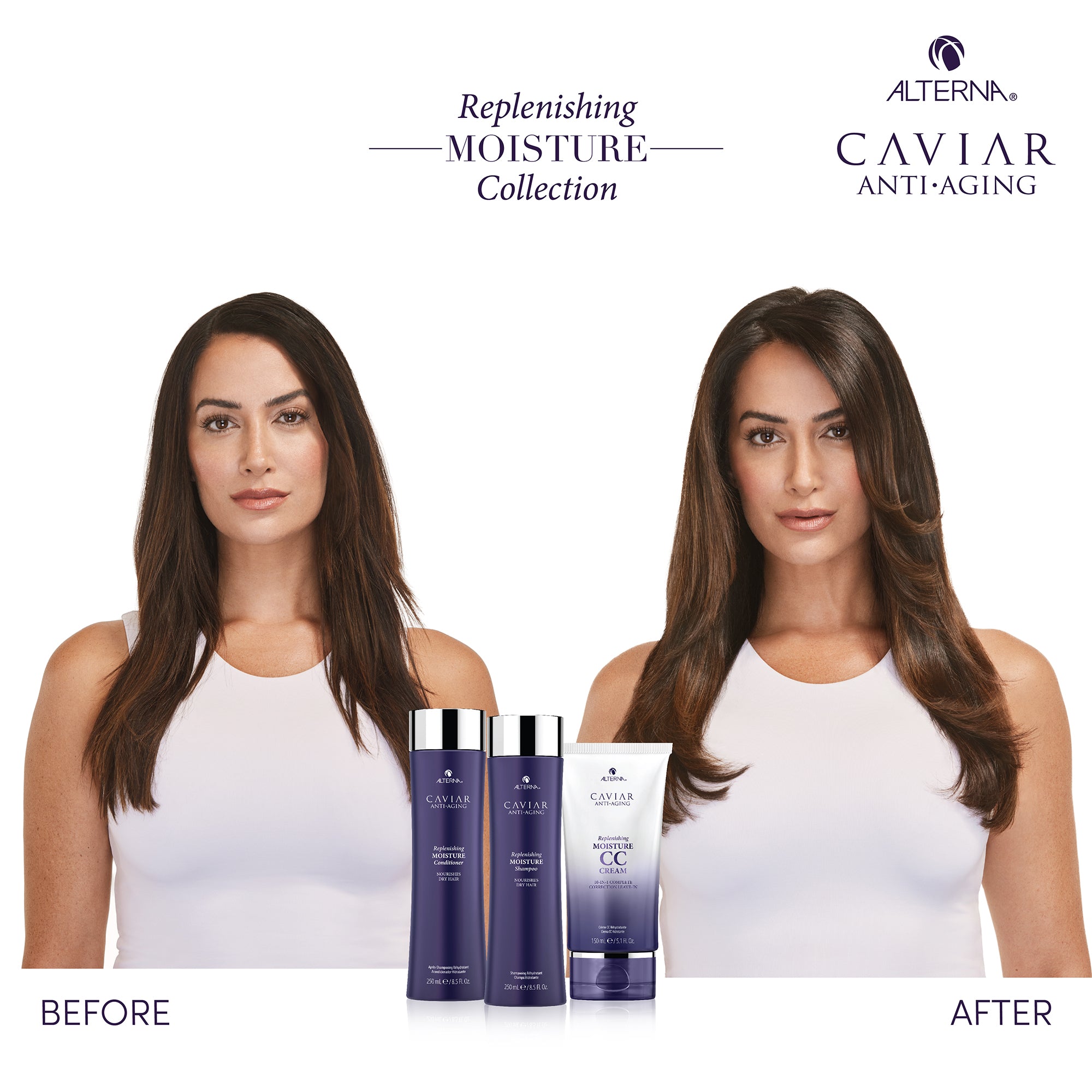 Alterna Caviar Anti-Aging Replenishing Moisture Shampoo & Conditioner Bundle 8oz ($73 Value) / 8.5OZ