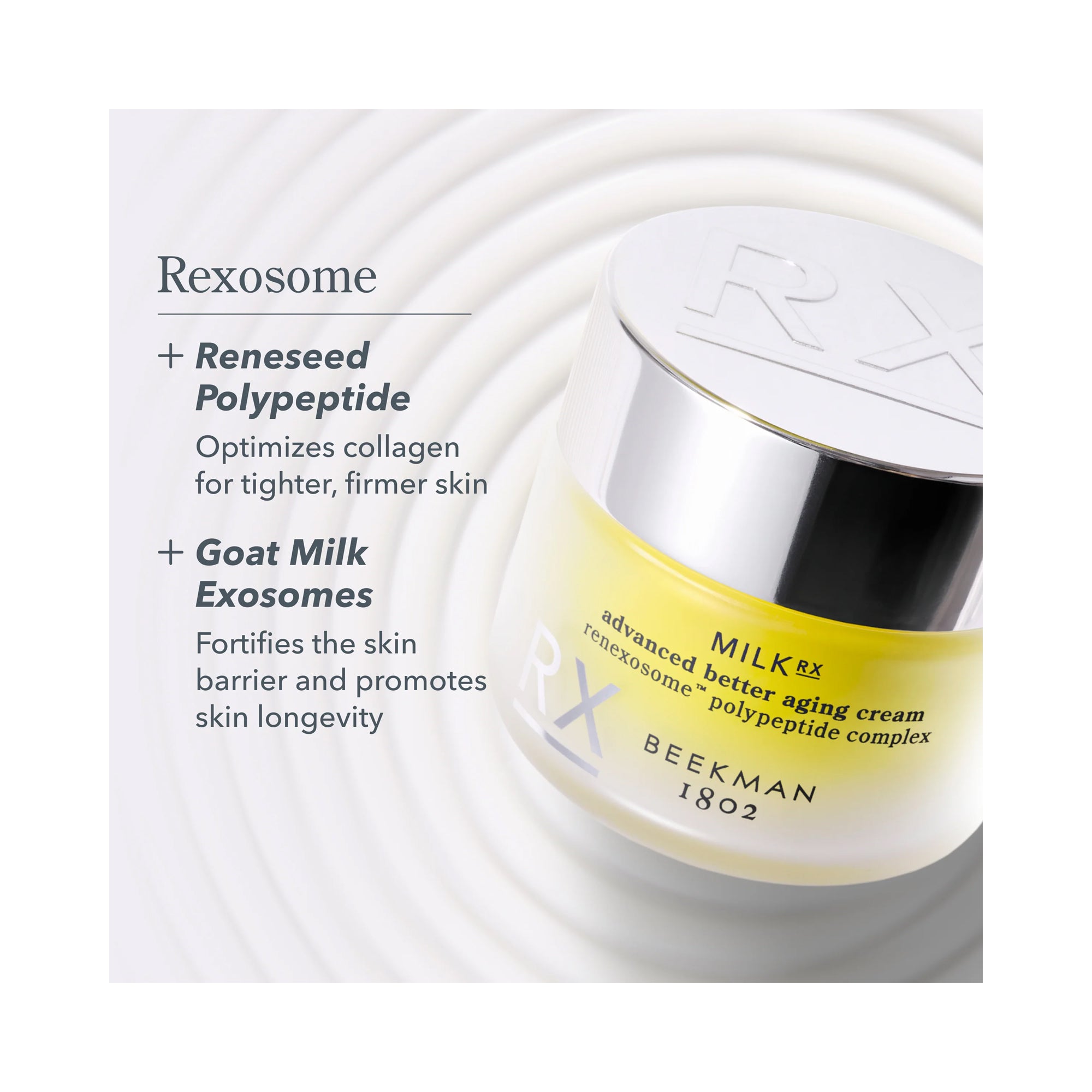 BEEKMAN 1802 Milk RX Advanced Better Aging Cream / 1.69OZ