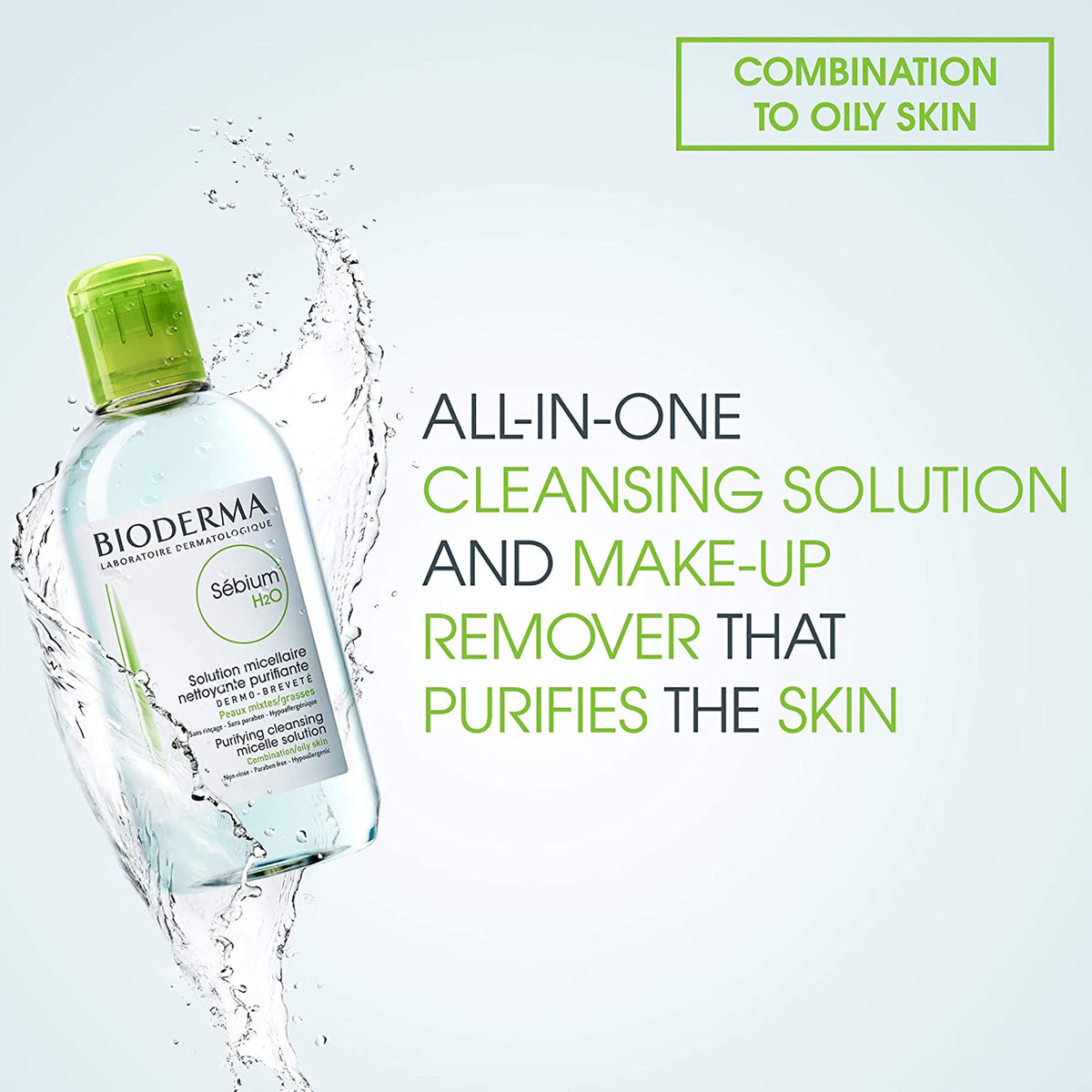 Bioderma Sebium H20 2 Pack - 16oz / 16OZ, image 27386771144854