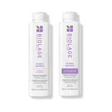 Biolage HydraSource Shampoo & Detangling Solution 13oz Duo / 13.5OZ